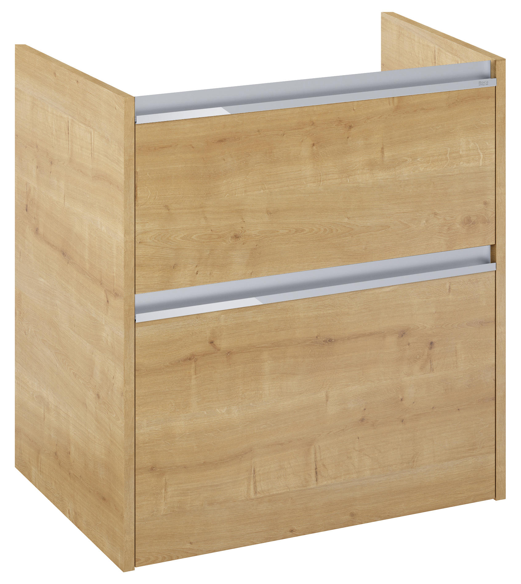 Roca Gap Pro szekrény 58.5x37.6x63.5 cm mosdókagyló alá akasztható tölgy A857908464