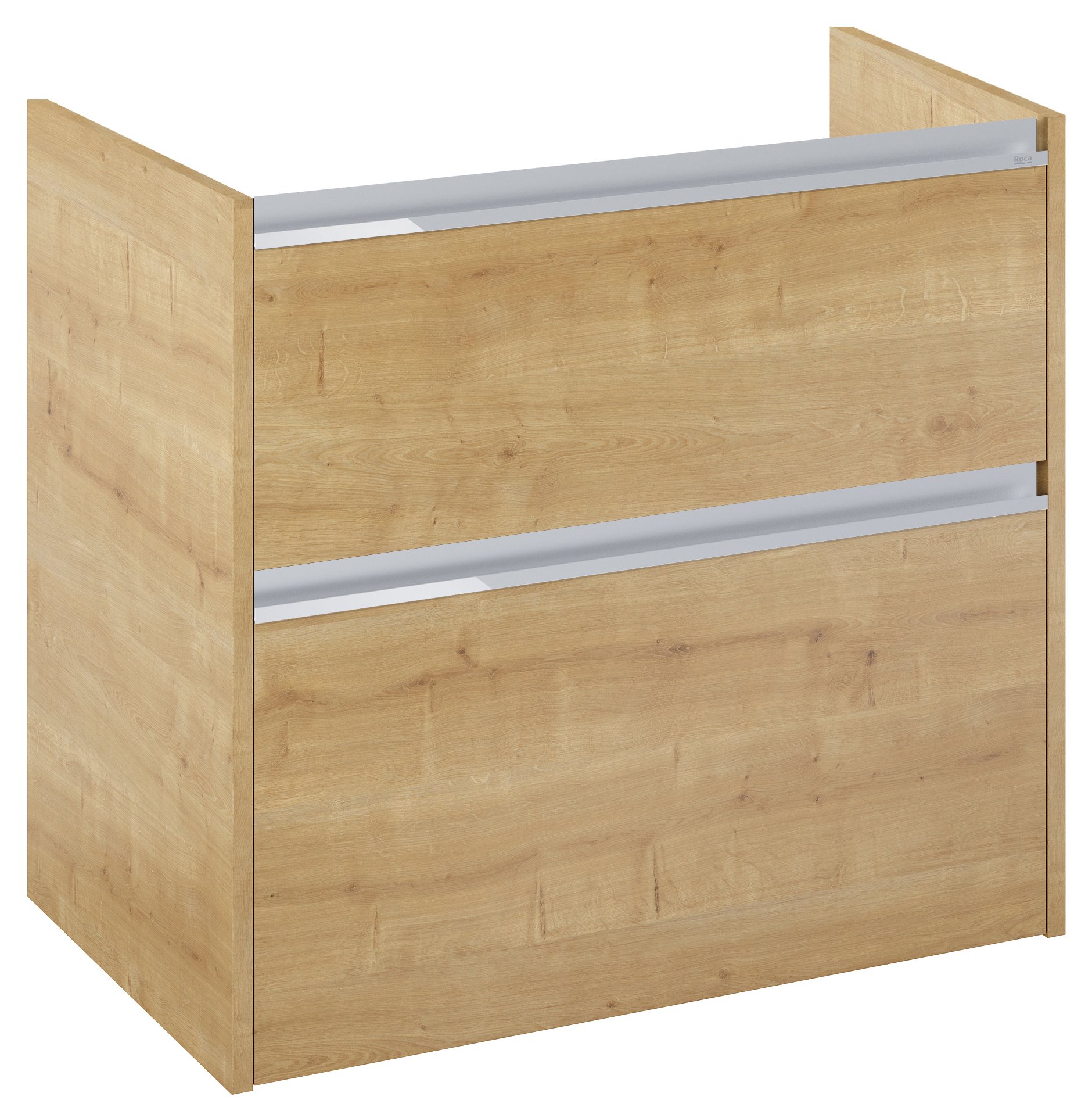 Roca Gap Pro szekrény 68.5x37.6x63.5 cm mosdókagyló alá akasztható tölgy A857909464