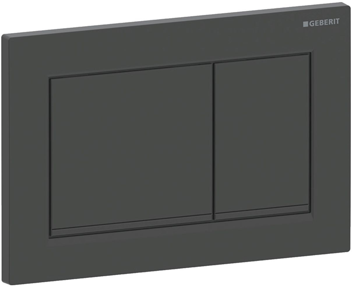 Geberit Omega20 öblítő gomb WC-hez fekete 115.080.16.1