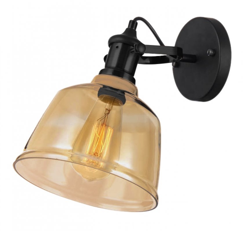 GTV Muscari II oldalfali lámpa 1x40 W fehér-fekete OS-MUSC-IIB-00-DEC