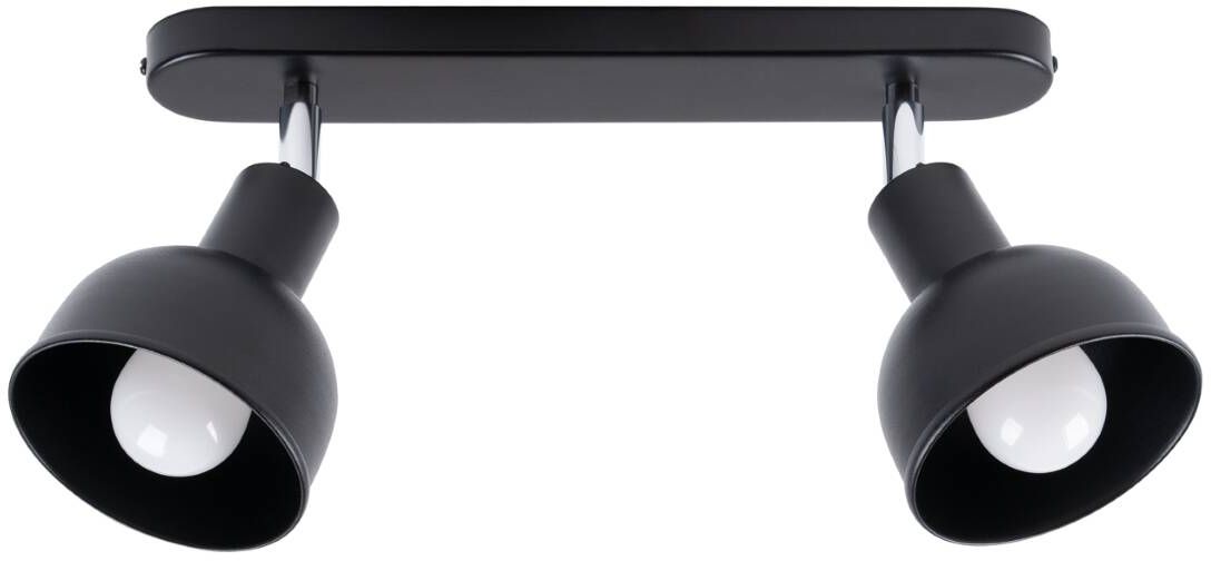 Sollux Lighting Elba mennyezeti lámpa 2x15 W fekete SL.1317