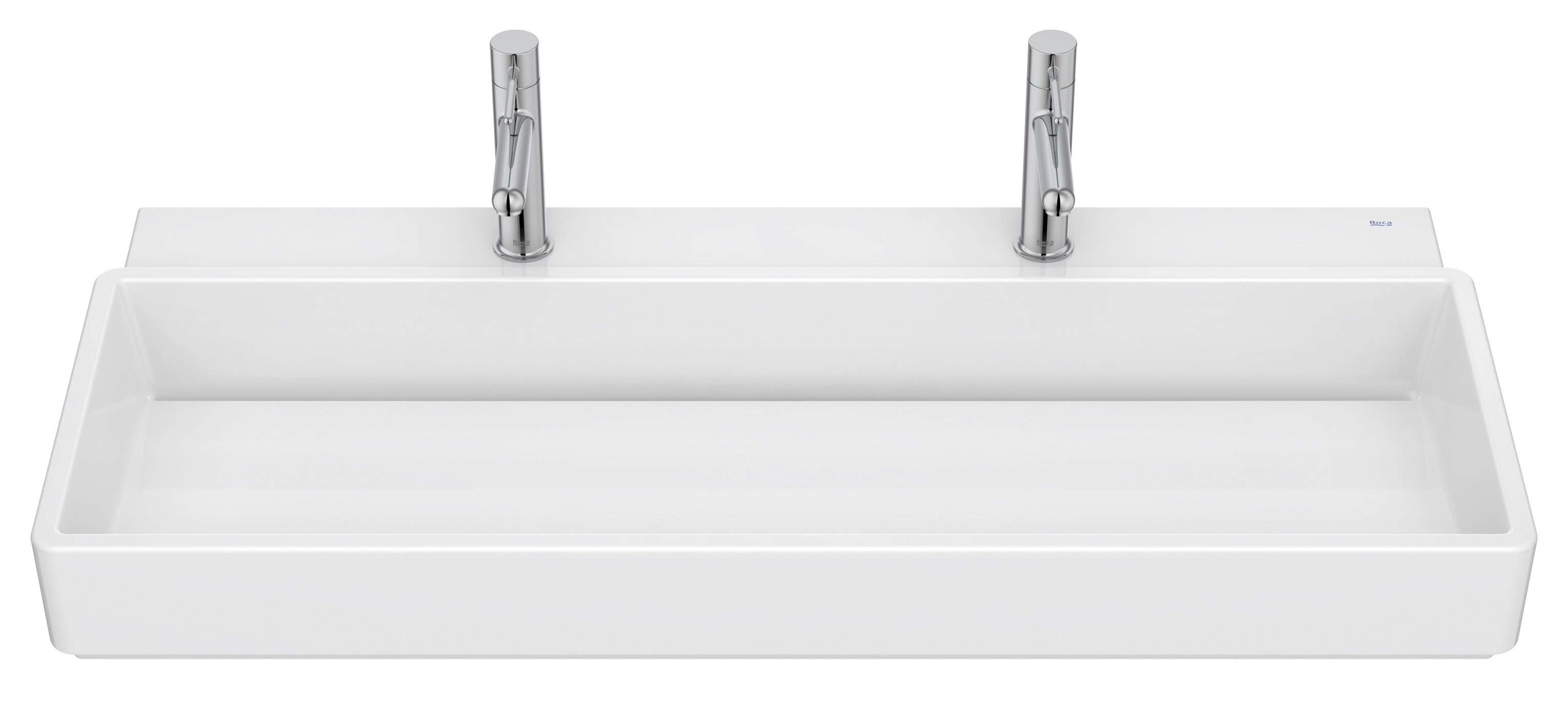 Roca Tura mosdótál 100x43 cm négyszögletes klasszikus-mosdótálak fehér A327699S00