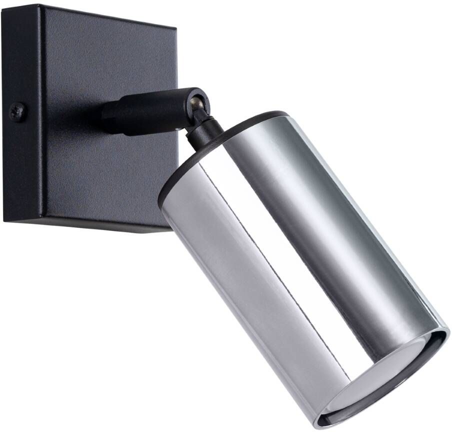 Sollux Lighting Winx oldalfali lámpa 1x10 W fekete-króm SL.1366