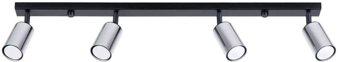 Sollux Lighting Winx mennyezeti lámpa 4x10 W fekete-króm SL.1371