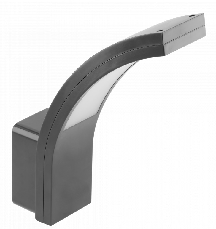 GTV Paris kültéri fali lámpa 1x10 W fekete LD-PAR10W40BC-10