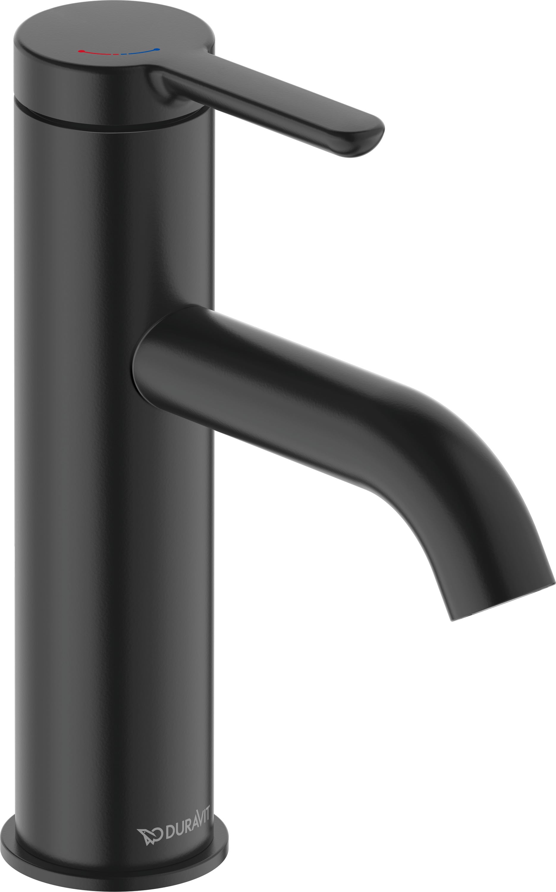 Duravit C.1 mosdócsaptelep álló fekete C11023002046