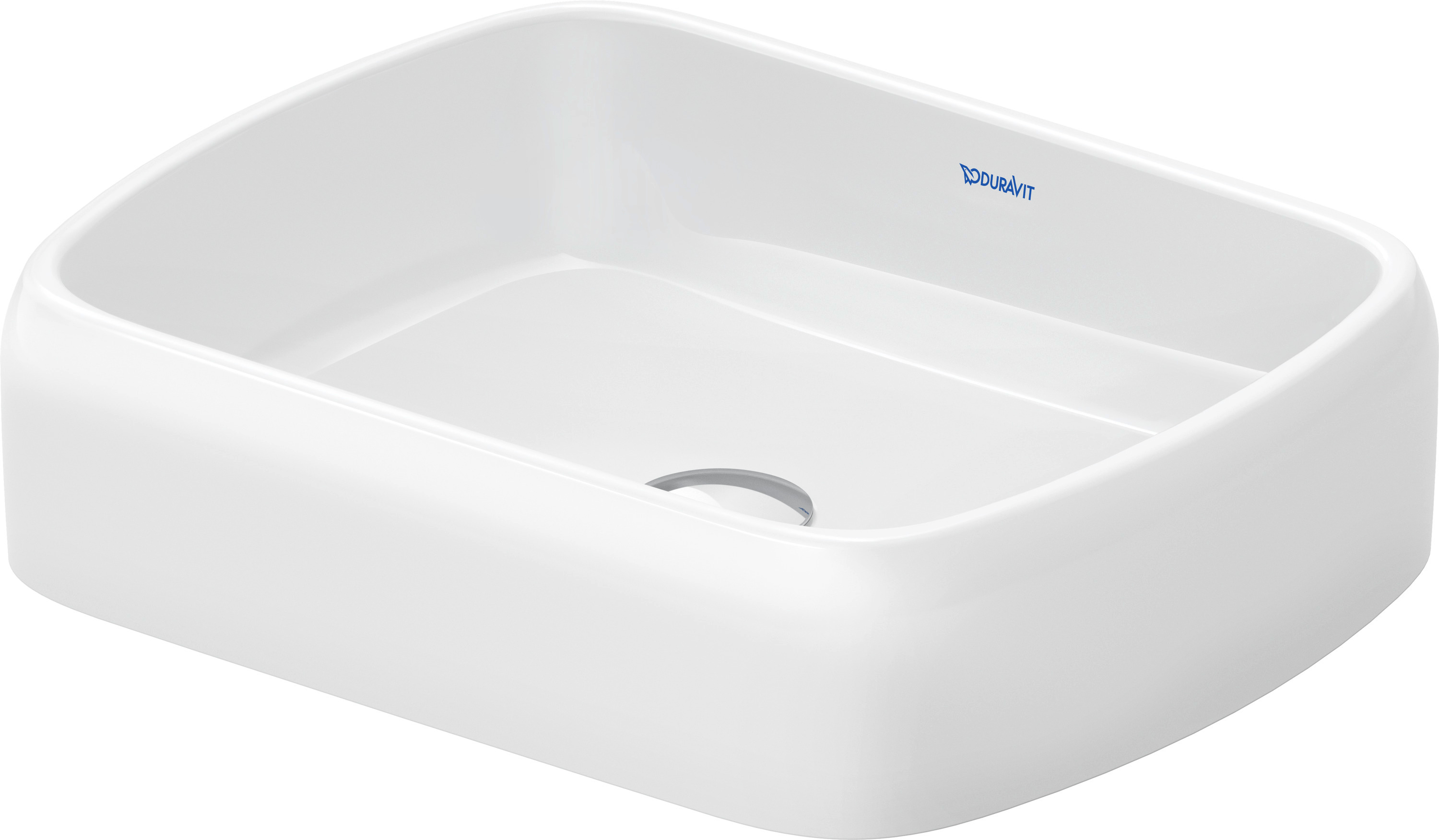 Duravit Qatego mosdótál 50x40 cm négyszögletes mosdótálak fehér 2384500079