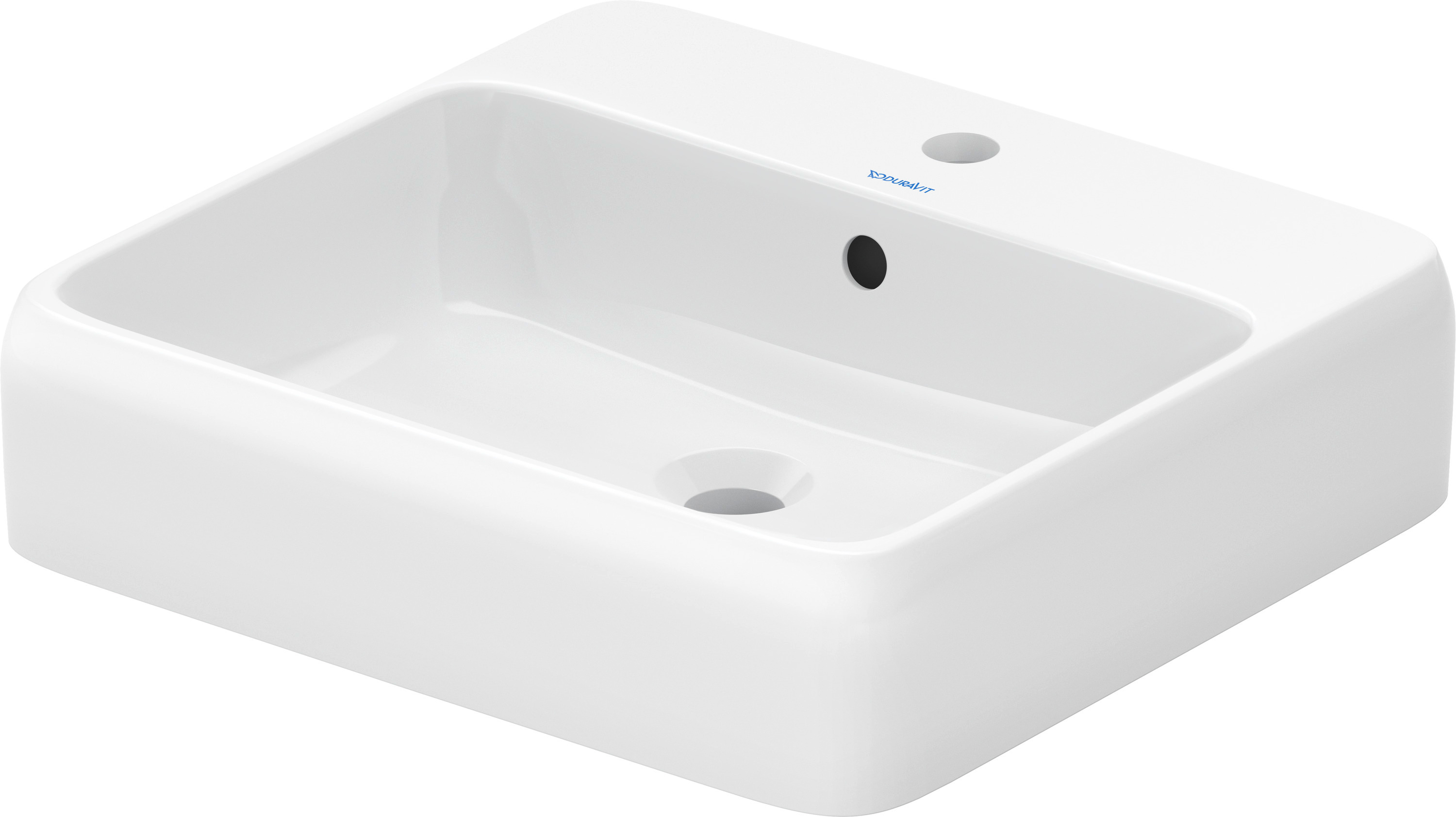 Duravit Qatego mosdótál 50x47 cm négyszögletes mosdótálak fehér 2385502027