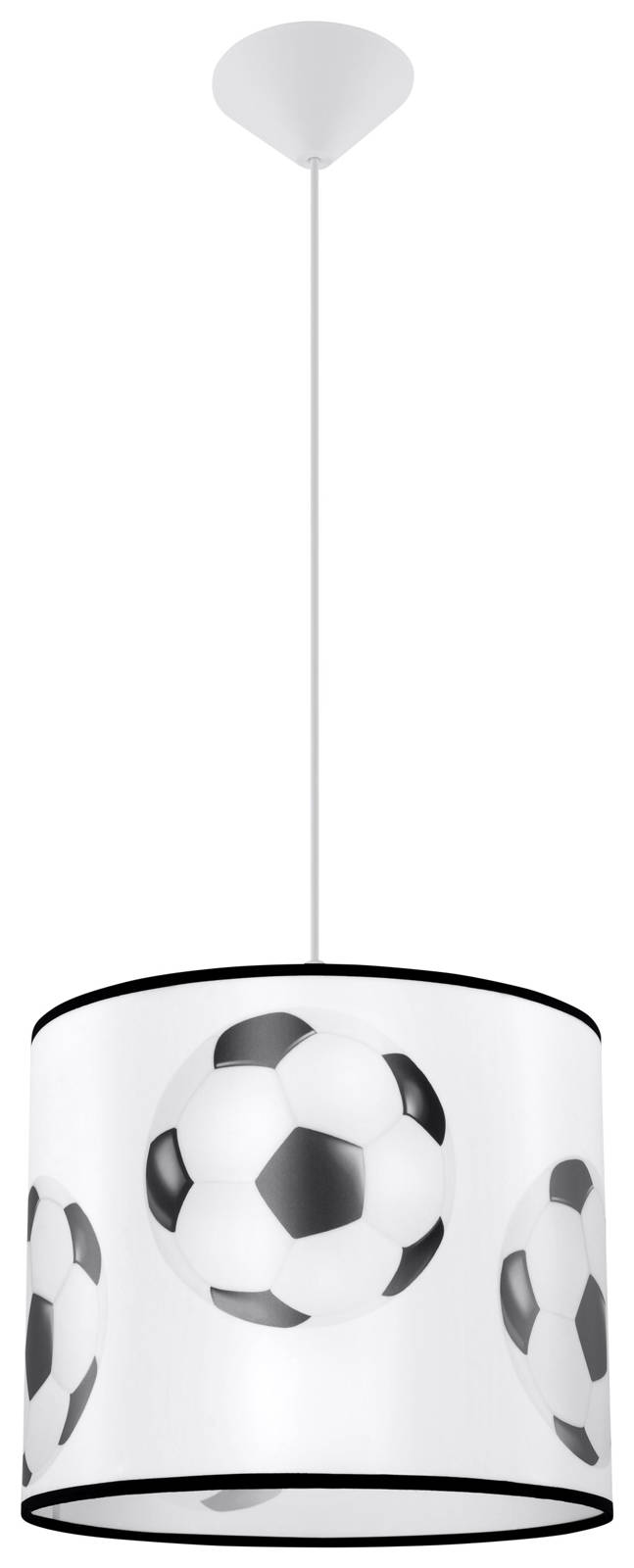 Sollux Lighting Piłka függőlámpa 1x15 W fehér-fekete SL.1425