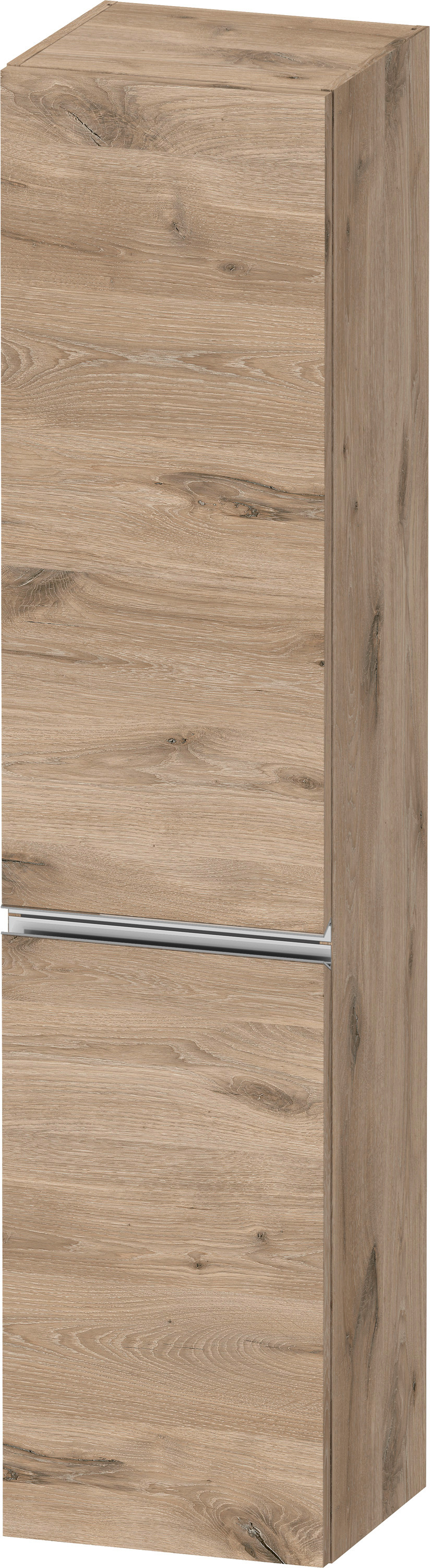 Duravit Sivida szekrény 40x37.4x176 cm oldalra akasztható tölgy-króm SV1370L10550000