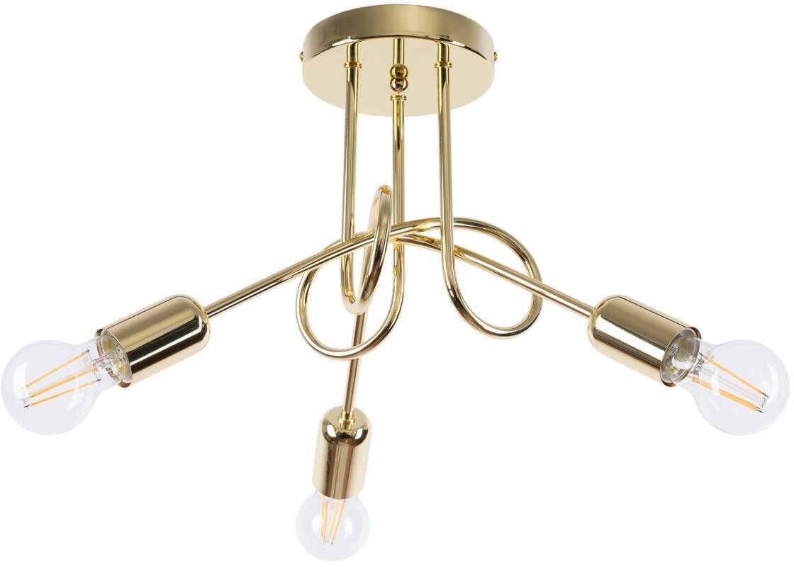 Sollux Lighting Supeł mennyezeti lámpa 3x15 W arany SL.1437