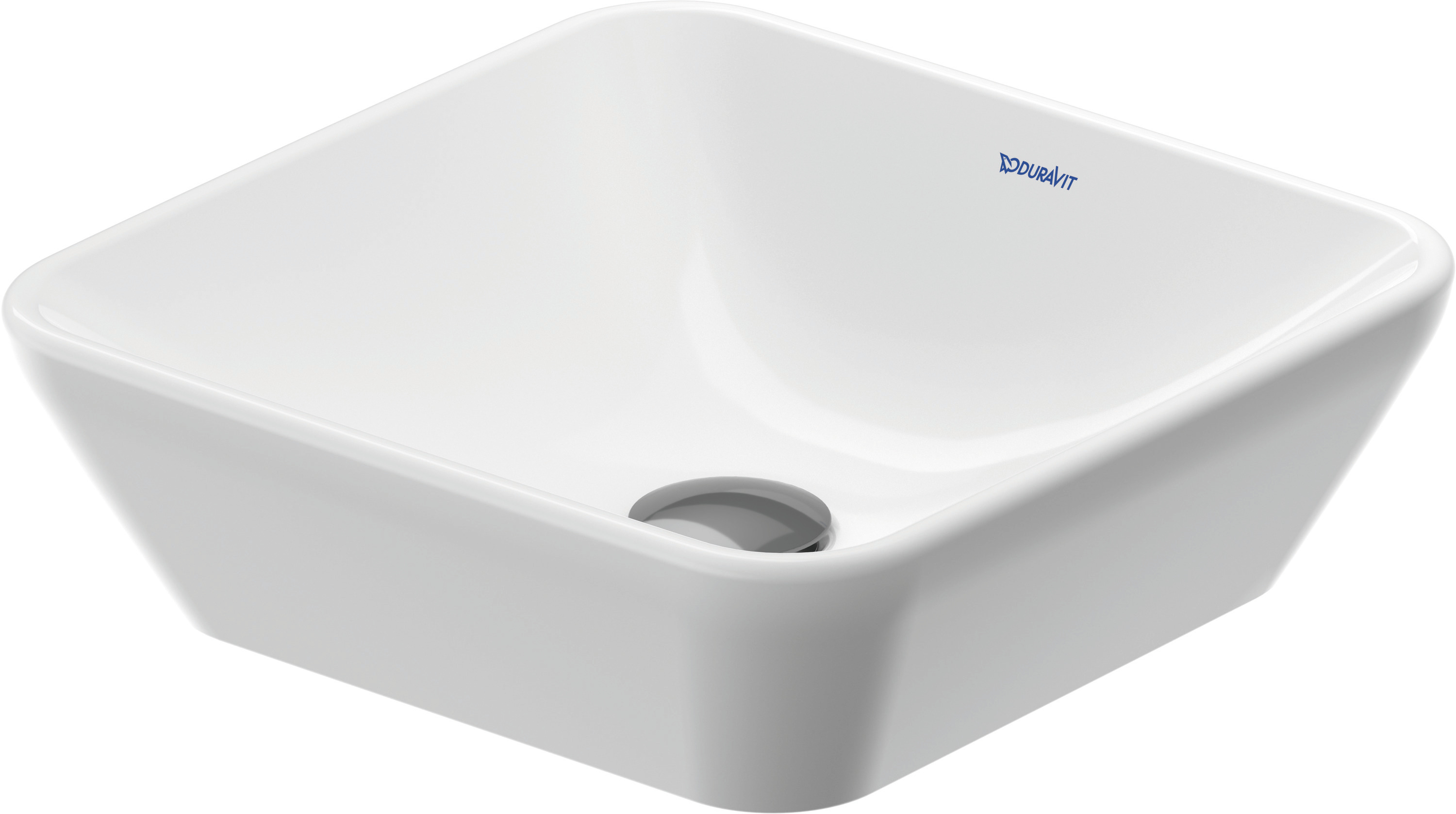 Duravit D-Neo mosdótál 40x40 cm négyzet mosdótálak fehér 2397400070