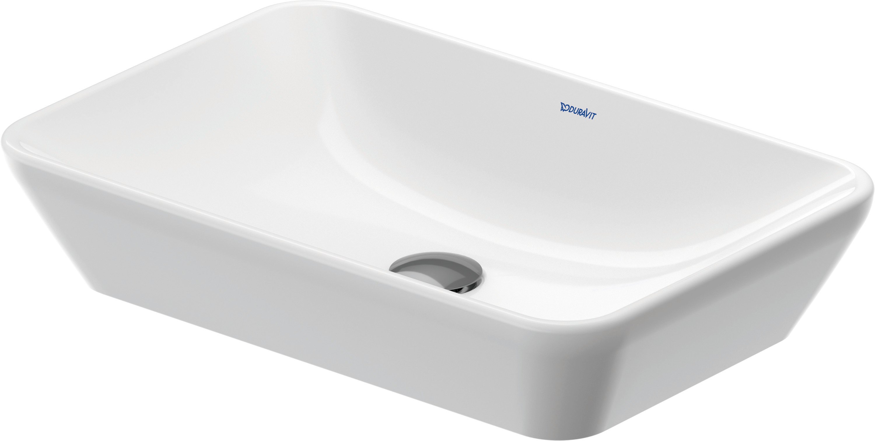 Duravit D-Neo mosdótál 60x40 cm négyszögletes mosdótálak fehér 2397600070