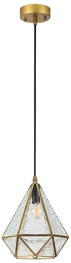 Rabalux Norah függőlámpa 1x40 W átlátszó-arany 72245