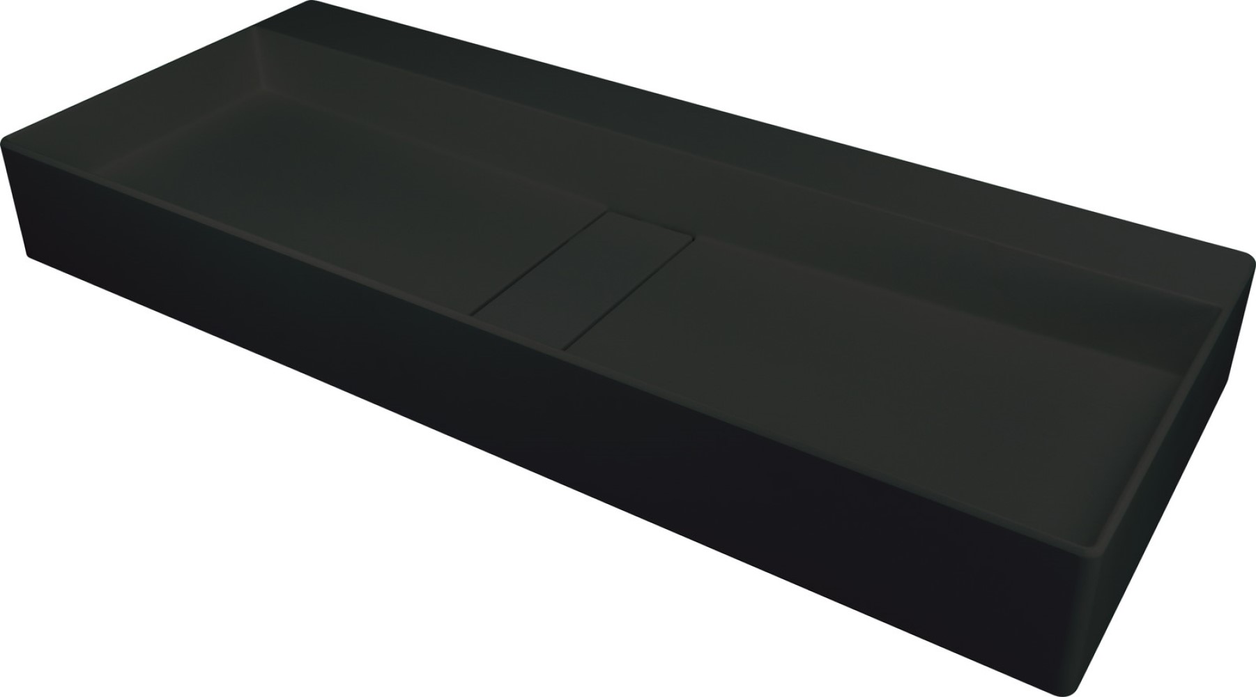 Deante Blur mosdótál 80x40 cm négyszögletes mosdótálak fekete CQB_NU8S