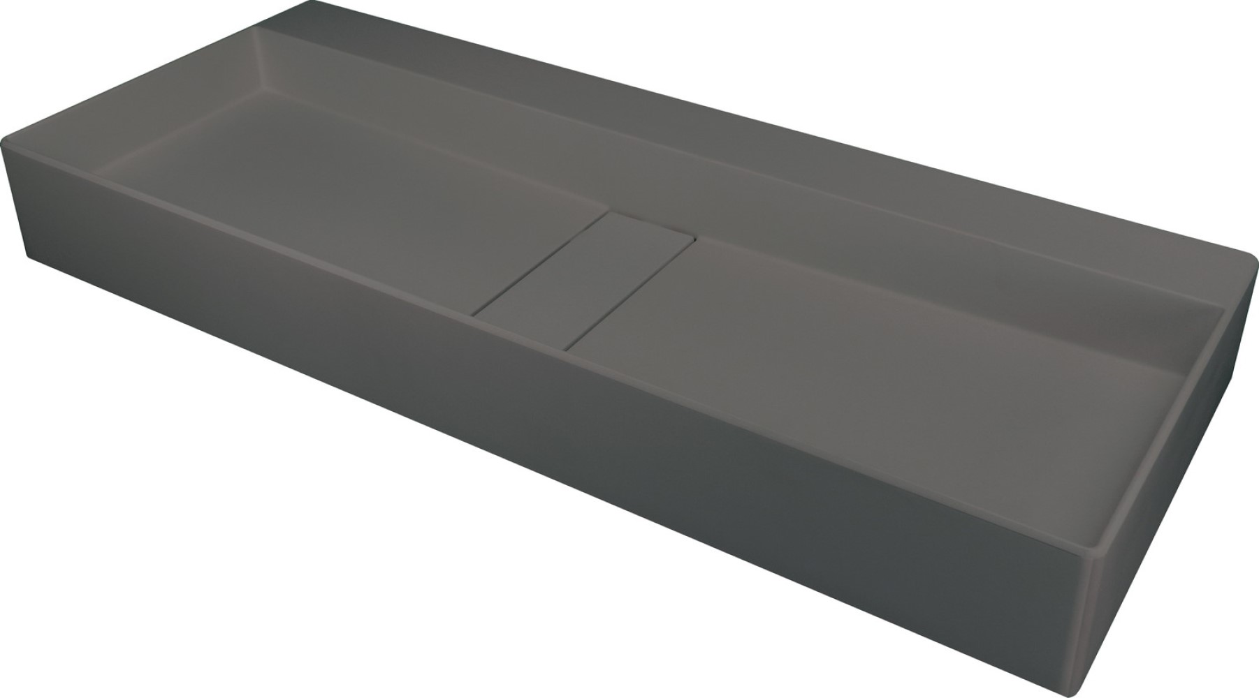 Deante Blur mosdótál 80x40 cm négyszögletes mosdótálak antracit CQB_TU8S