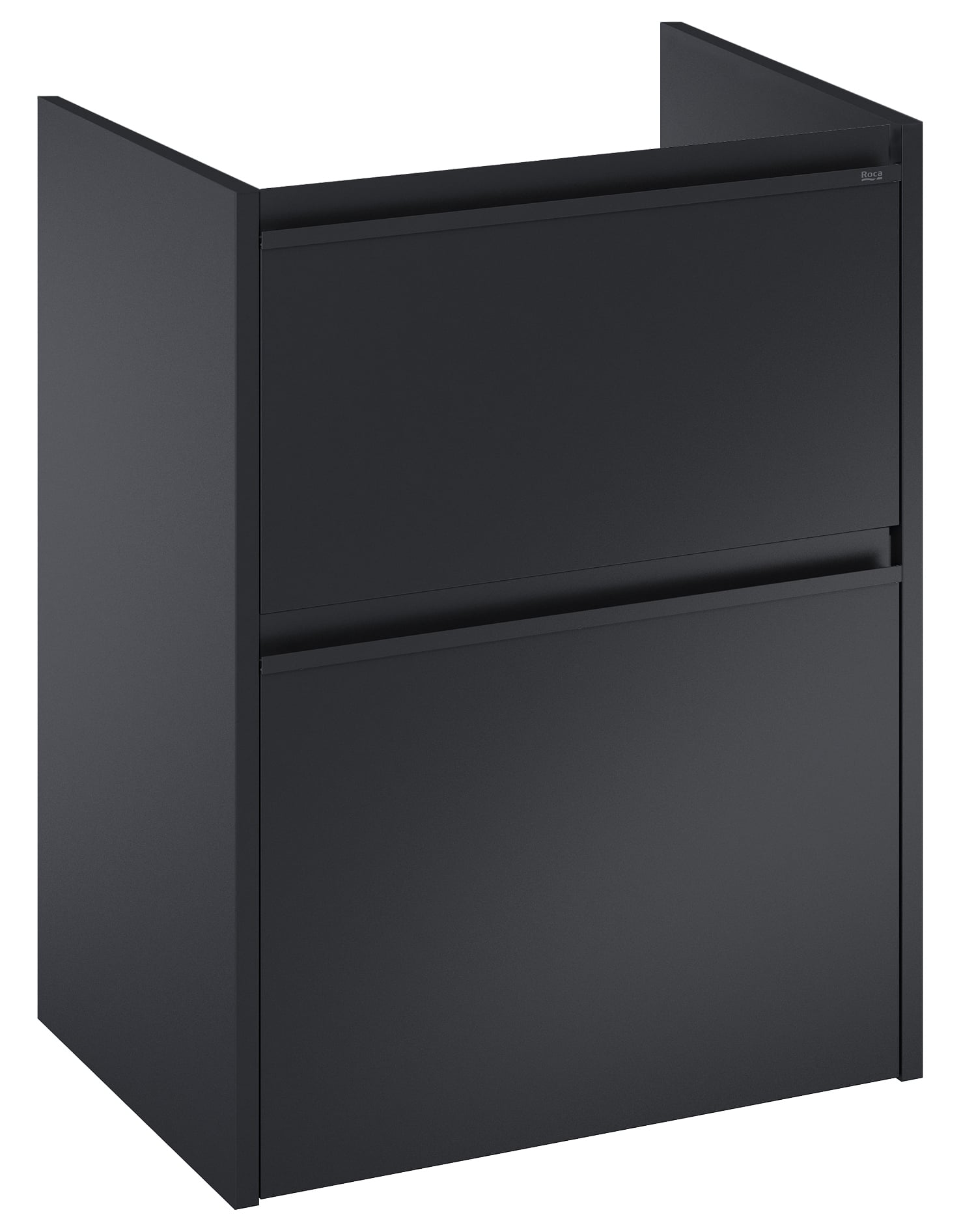 Roca Gap Pro szekrény 58.5x46x66.3 cm mosdókagyló alá akasztható fekete A857896532