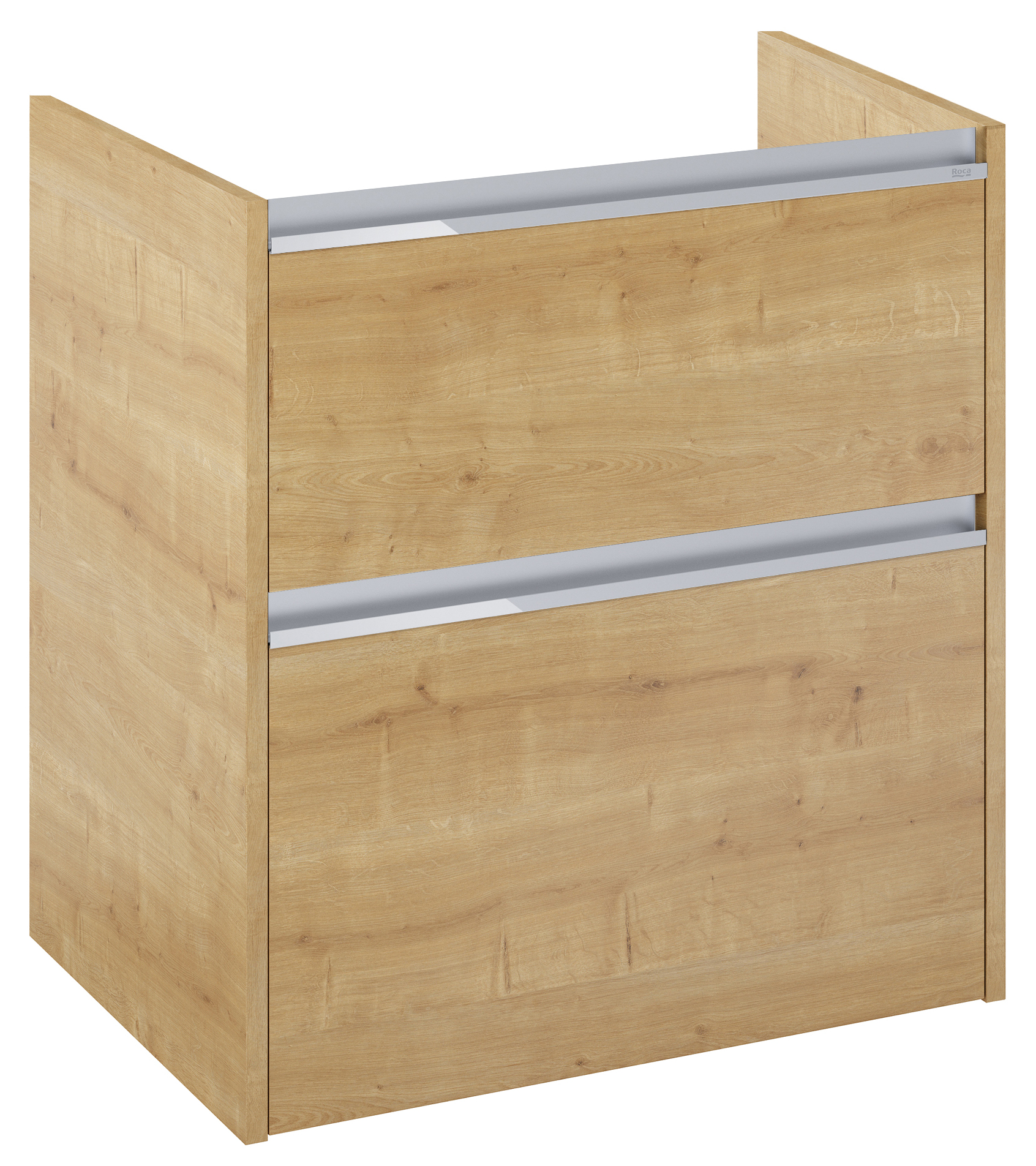 Roca Gap Pro szekrény 68.5x46x66.3 cm mosdókagyló alá akasztható tölgy A857897464