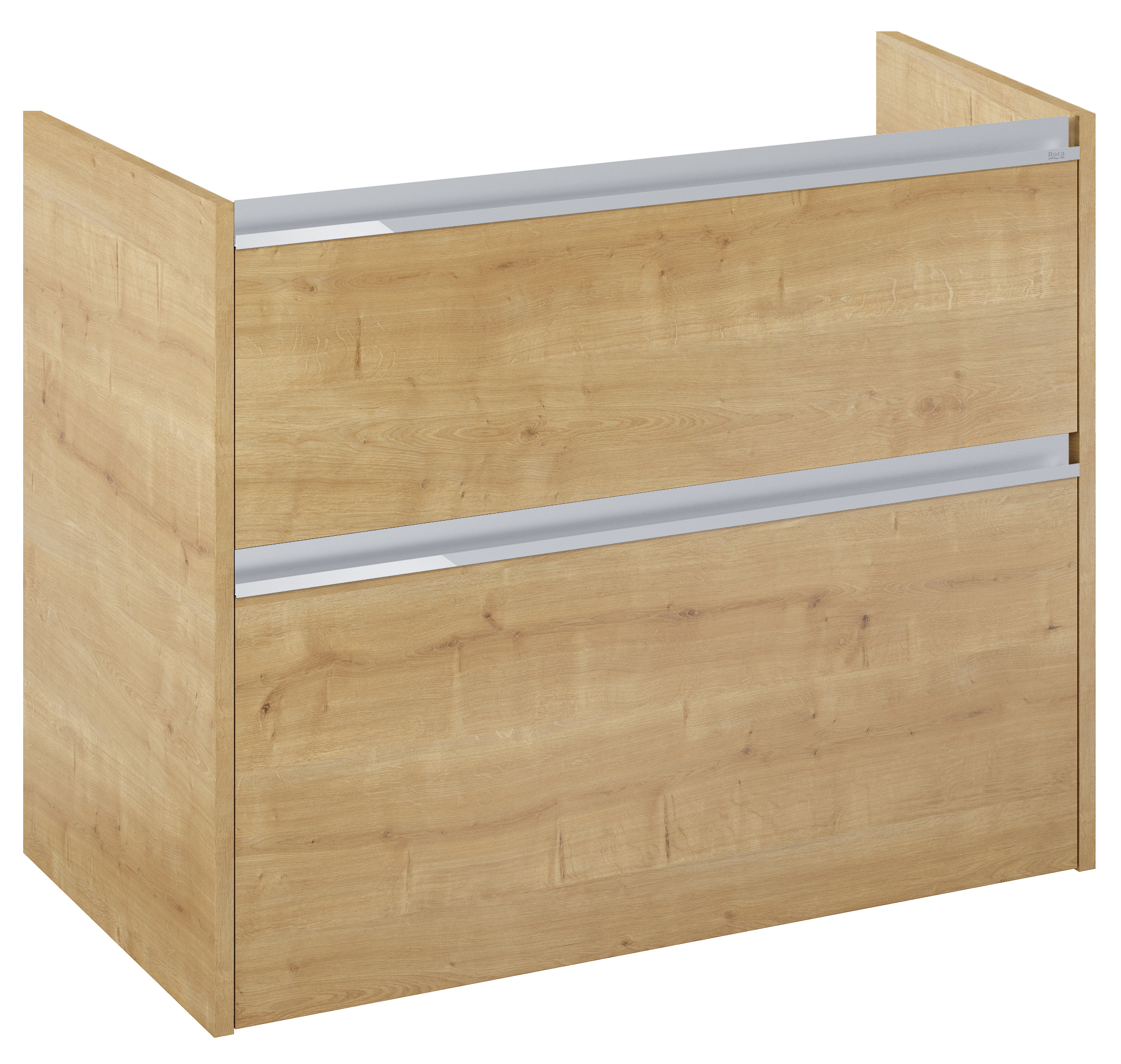 Roca Gap Pro szekrény 98.5x46x66.3 cm mosdókagyló alá akasztható tölgy A857901464