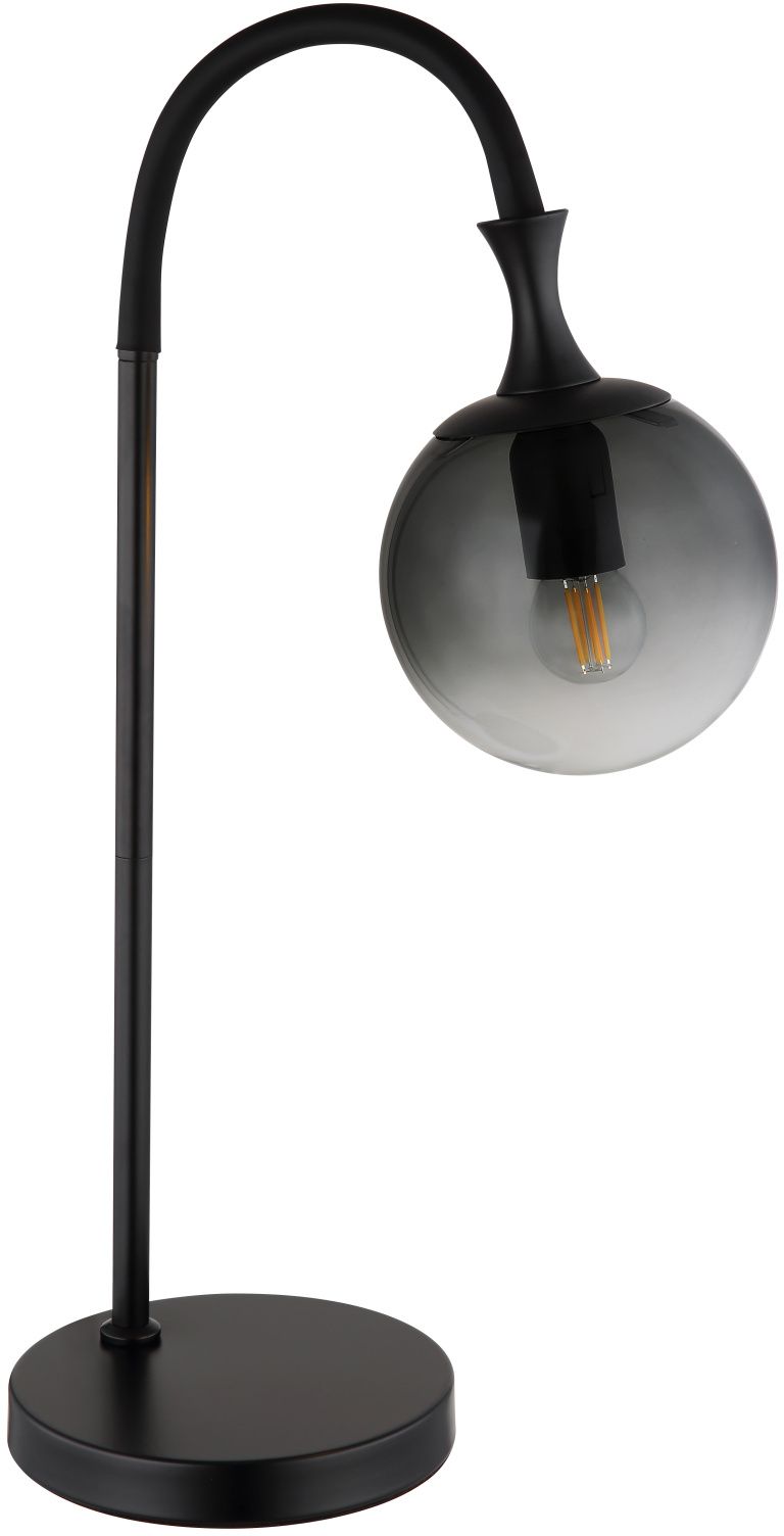 Globo Lighting Dalton asztali lámpa 1x10 W fekete-füst színű 15885T
