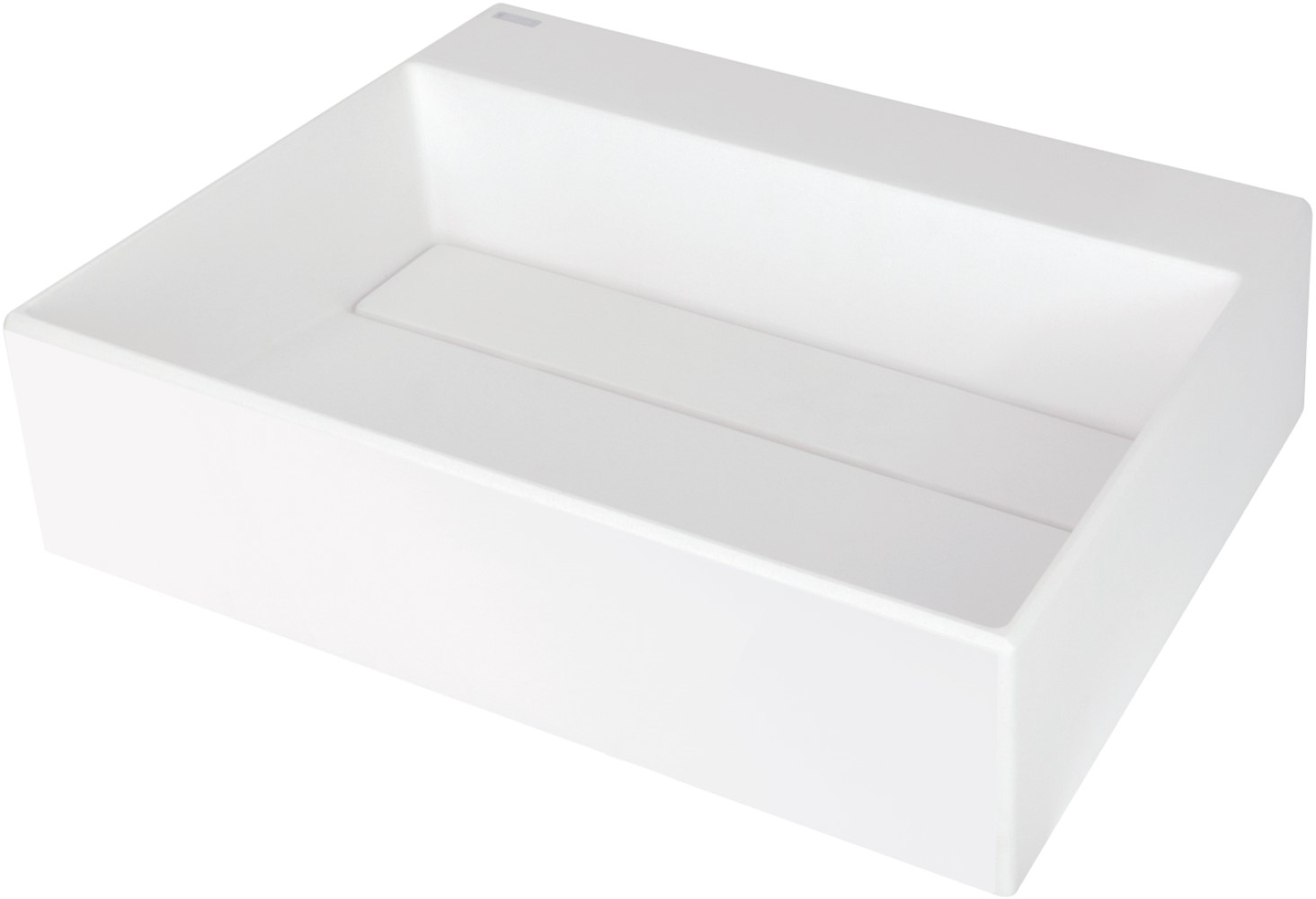 Deante Correo mosdótál 50x40 cm négyszögletes mosdótálak fehér CQR_AU5M