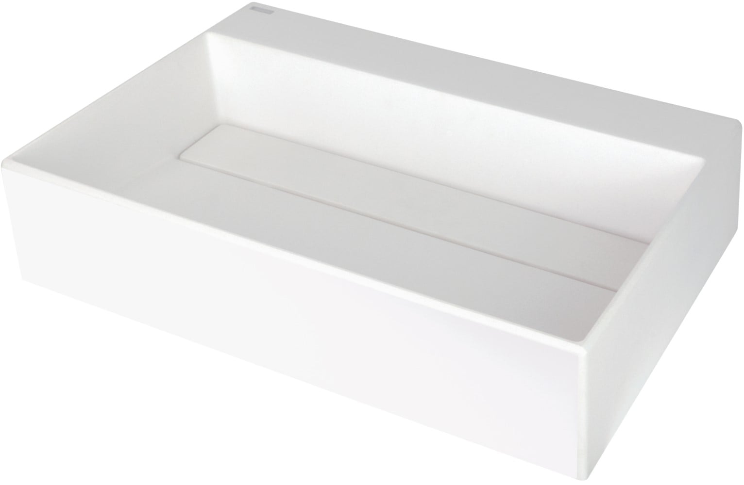 Deante Correo mosdótál 60x40 cm négyszögletes mosdótálak fehér CQR_AU6M