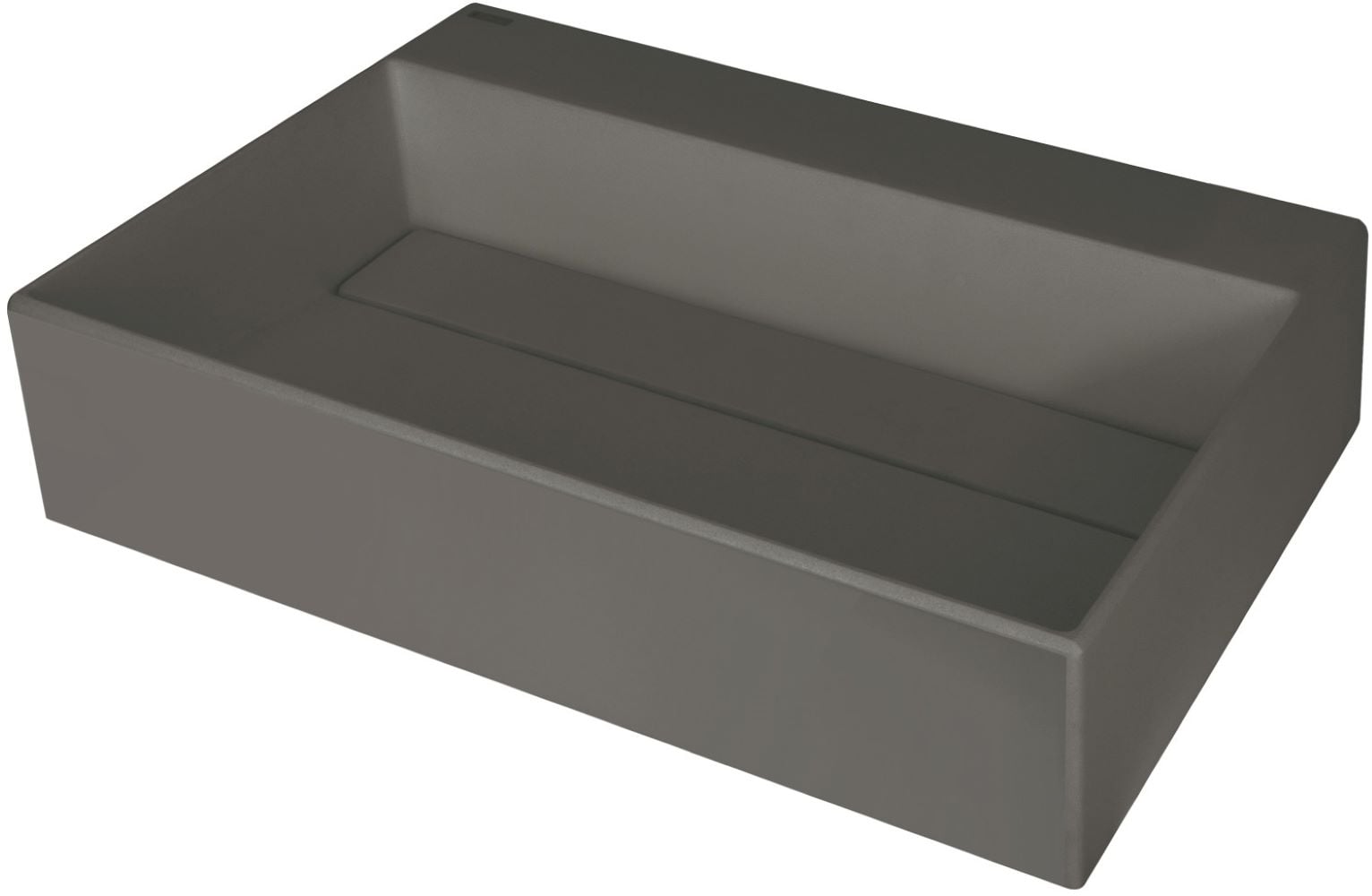 Deante Correo mosdótál 60x40 cm négyszögletes mosdótálak antracit CQR_TU6M