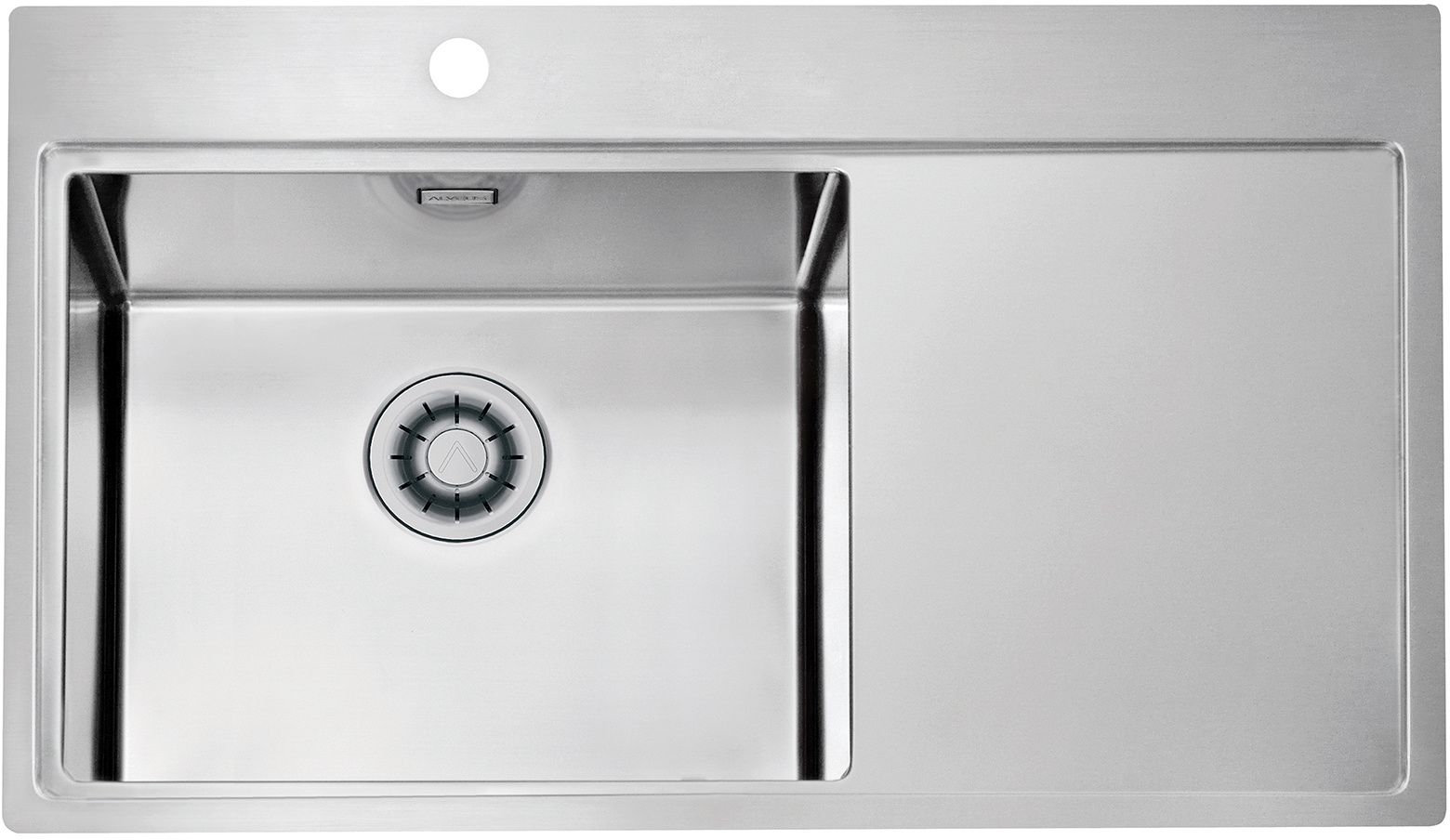 Alveus Pure acél mosogató 86x52.5 cm acél 1149517