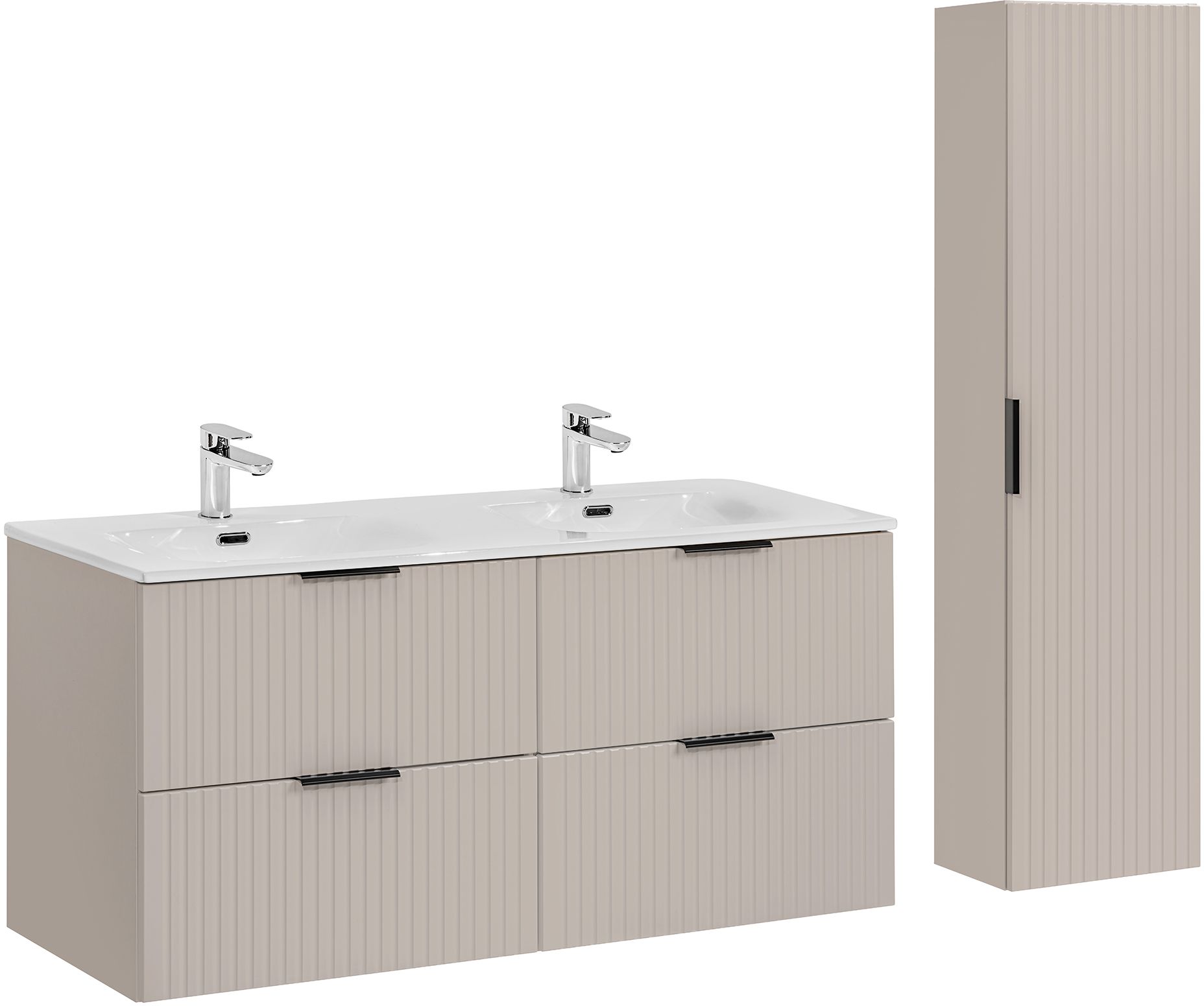 Készlet mosdótál Comad Sky SKY 120D/DP-8099, szekrény Comad Adel Cashmere ADEL CASHMERE 82-60-2S, ADEL CASHMERE 80-01-1D