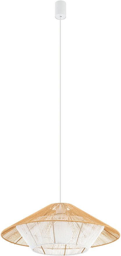 Nowodvorski Lighting Japandi függőlámpa 1x25 W fehér-fa 11157