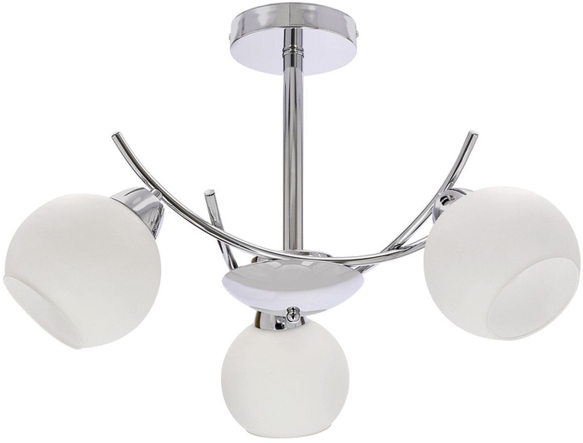 Candellux Amos mennyezeti lámpa 3x40 W fehér-króm 33-34991