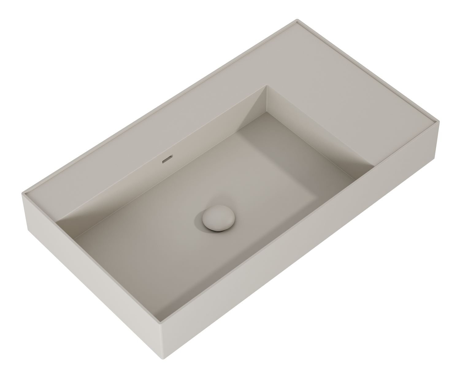 Elita Level mosdótál 80.5x45.5 cm négyszögletes klasszikus barna/bézs RE041461177020