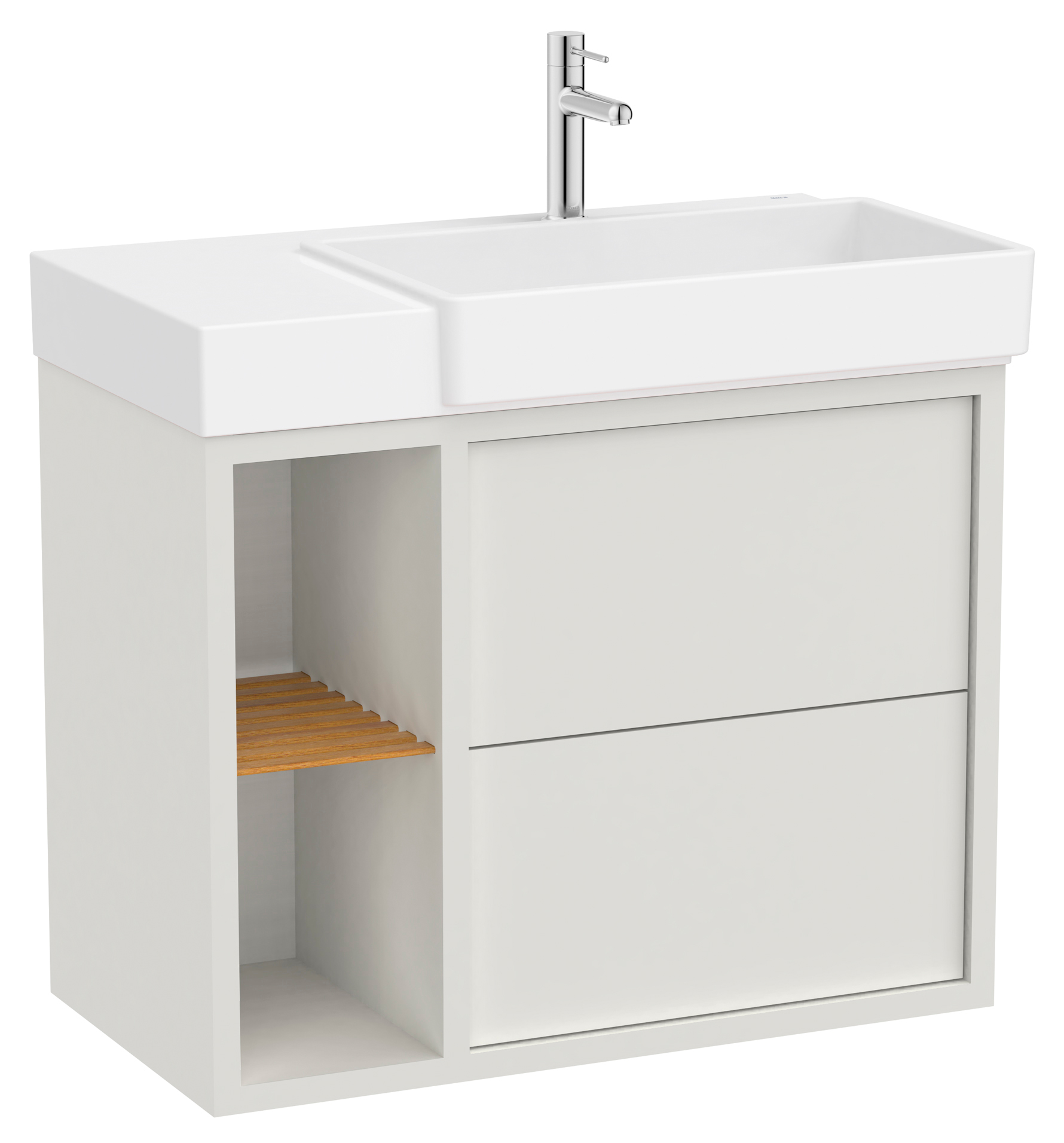 Roca Tura mosdó szekrénnyel 80 cm fehér A852027558