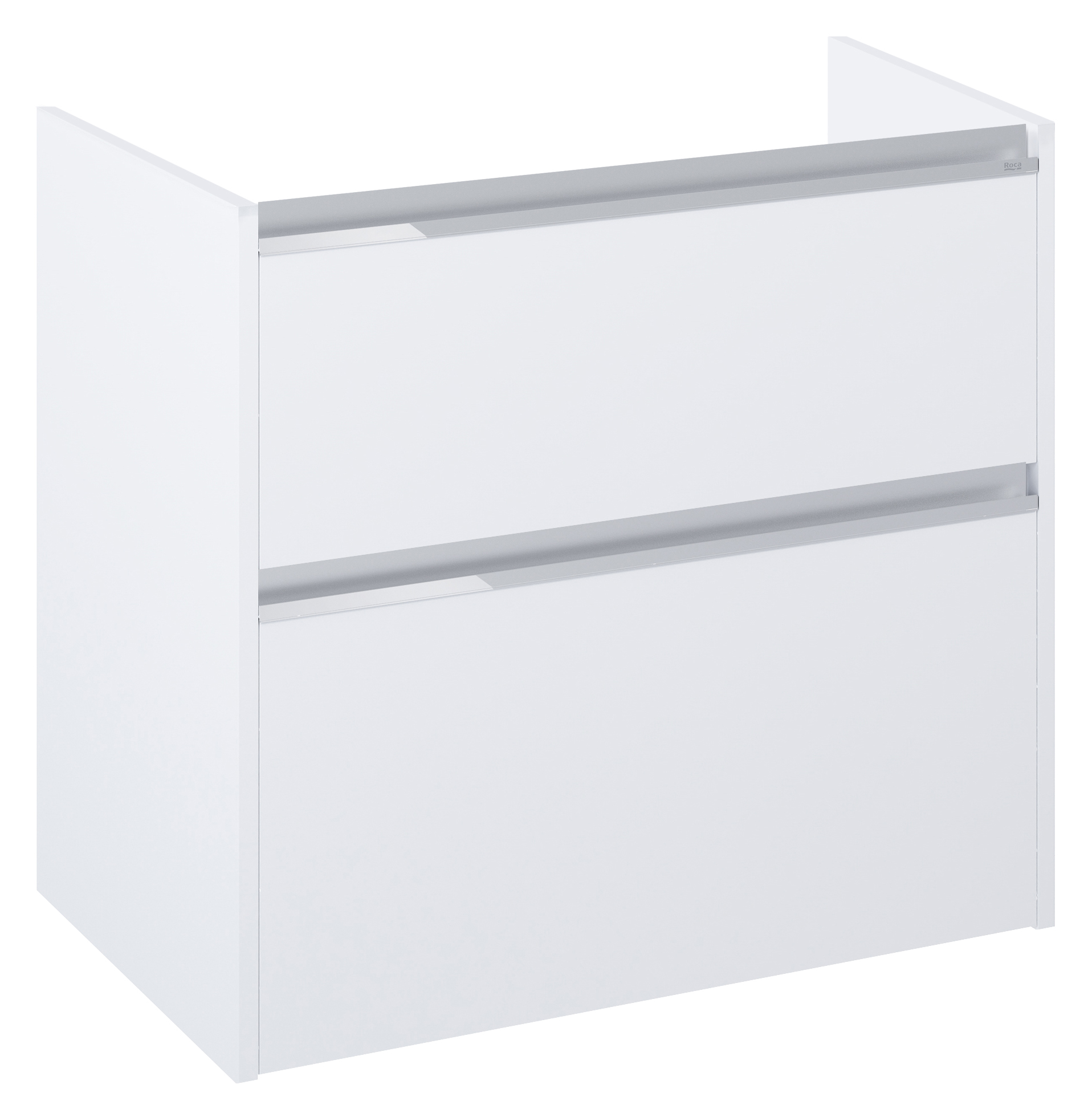 Roca Gap Pro szekrény 68.5x46x66.3 cm mosdókagyló alá akasztható fehér A857897806