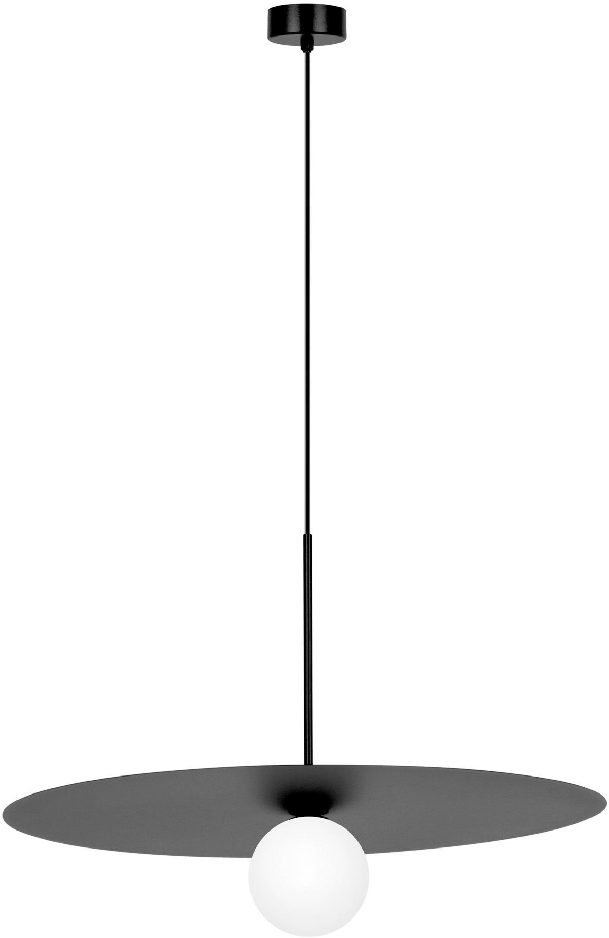 Kaja Sante függőlámpa 1x10 W fehér-fekete K-5373
