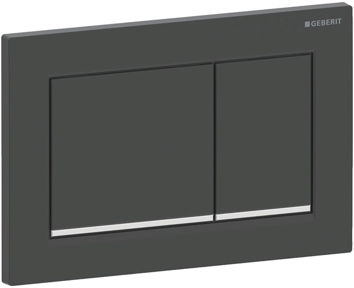 Geberit Omega20 öblítő gomb WC-hez fekete 115.080.14.1