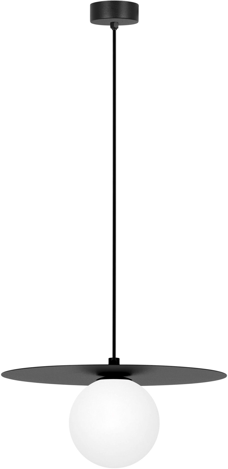 Kaja Robin függőlámpa 1x10 W fehér-fekete K-5436