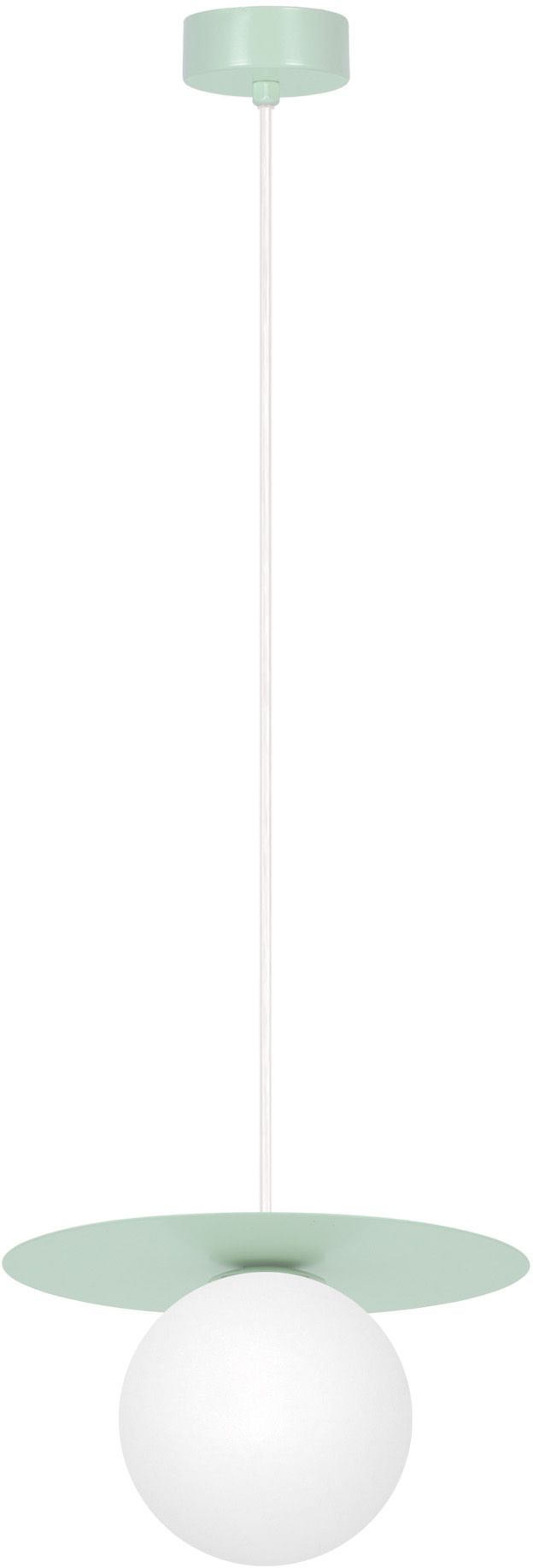 Kaja Robin függőlámpa 1x60 W fehér-menta K-5450