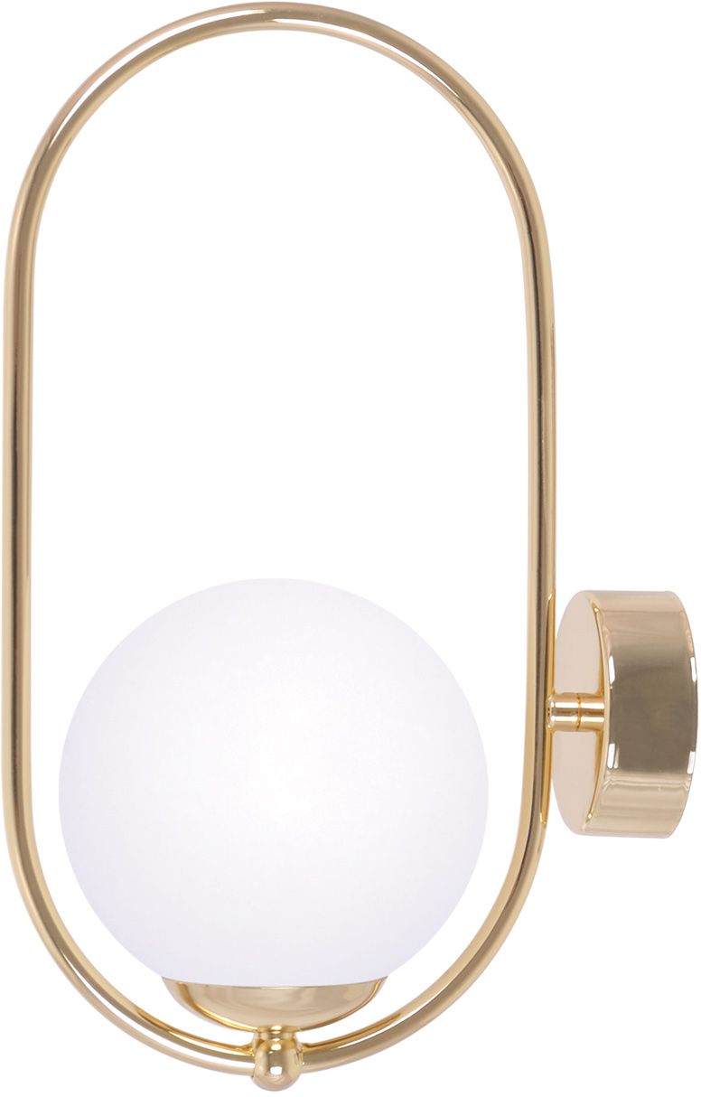 Kaja Ritus oldalfali lámpa 1x10 W fehér-arany K-5393