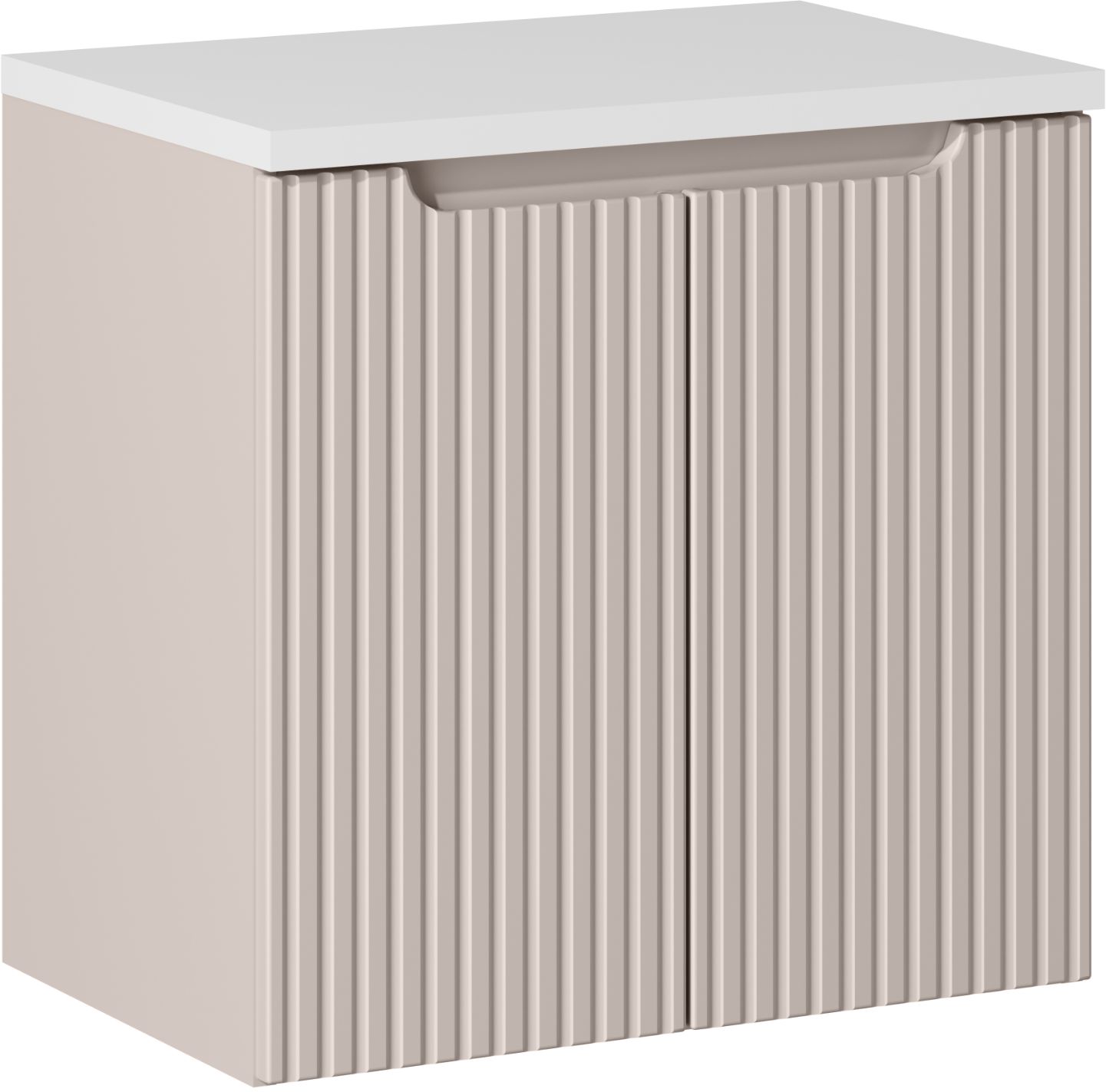 Készlet szekrény Comad Nova Cashmere NOVA CASHMERE 82-60-2D, pult Comad Nova White NOVA WHITE 89-60
