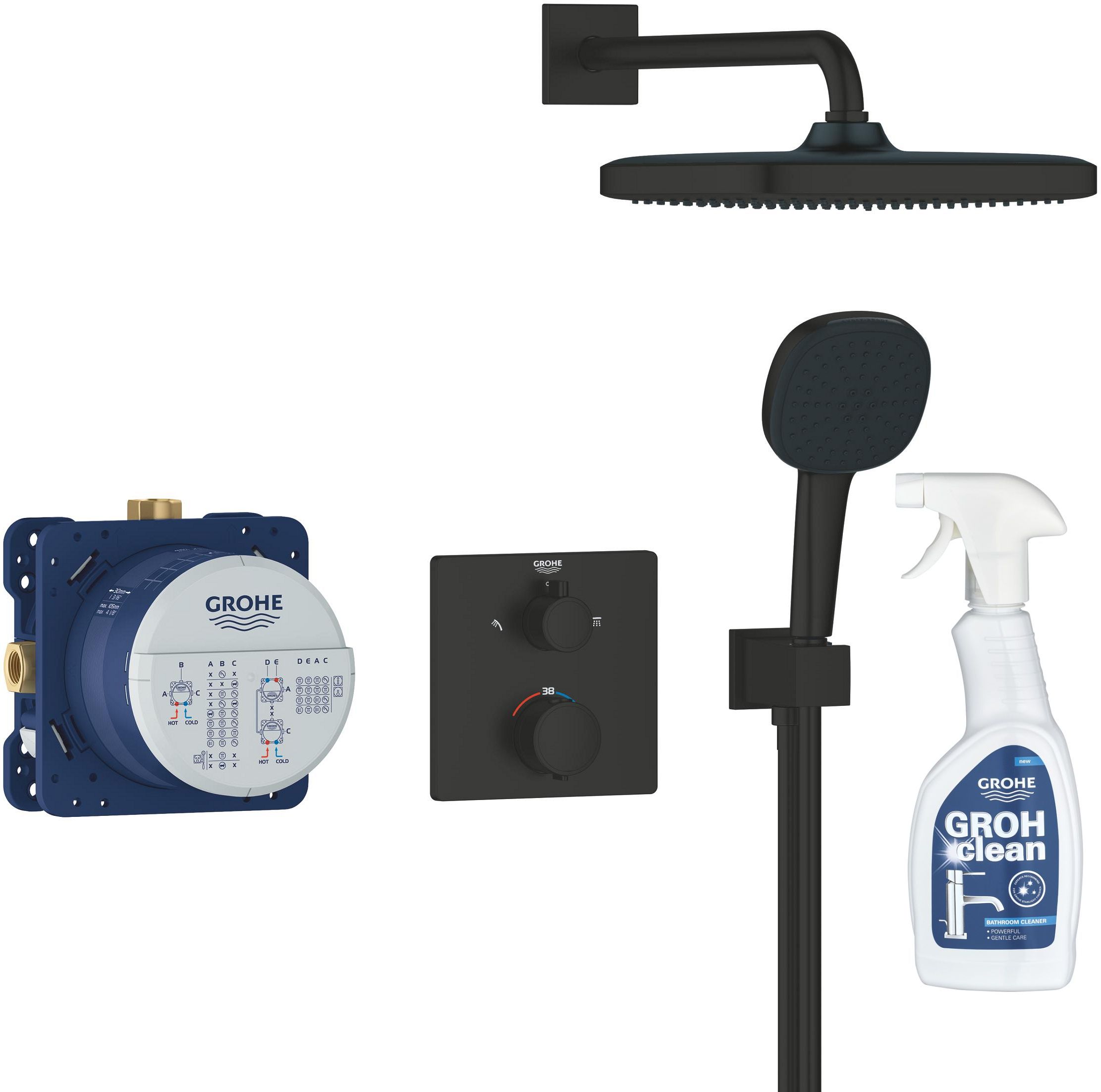 Készlet zuhany készlet Grohe Vitalio Comfort 348822430, króm tisztítószer Grohe 48166000