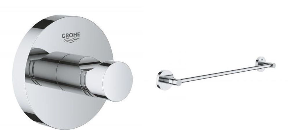 Készlet törölközőtartó Grohe Essentials 40688001, törölközőtartó Grohe Essentials 40364001