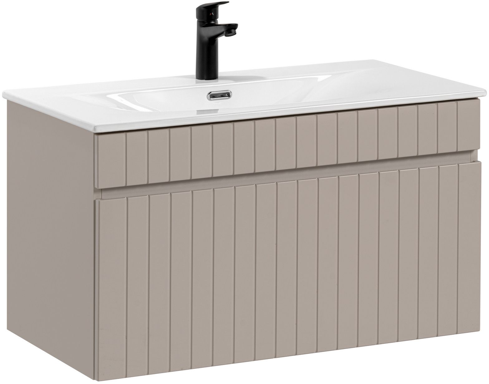 Készlet szekrény Comad Iconic Cashmere ICONIC CASHMERE 82-80-D-1S, mosdótál Comad Sky SKY80/DP-8099