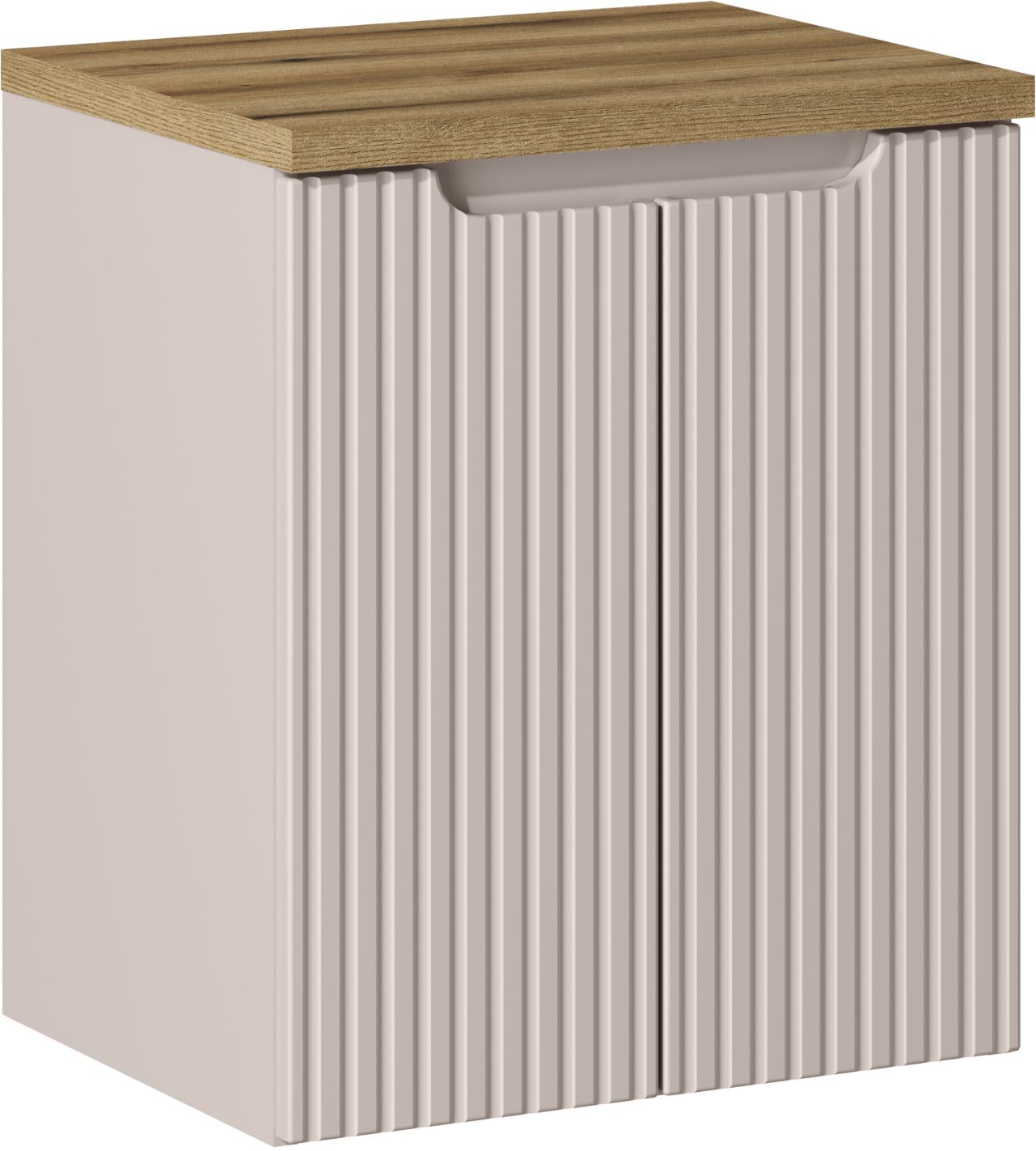 Készlet szekrény Comad Nova Cashmere NOVA CASHMERE 82-50-2D, pult Comad Nova Oak NOVA OAK A 89-50