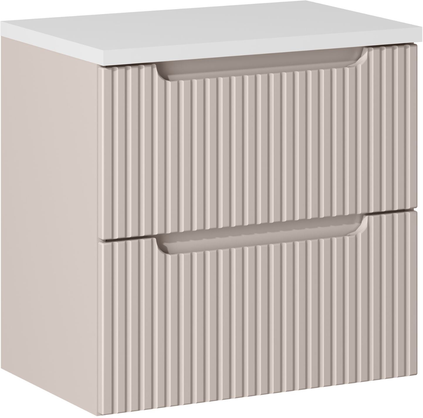 Készlet szekrény Comad Nova Cashmere NOVA CASHMERE 82-60-2S, pult Comad Nova White NOVA WHITE 89-60