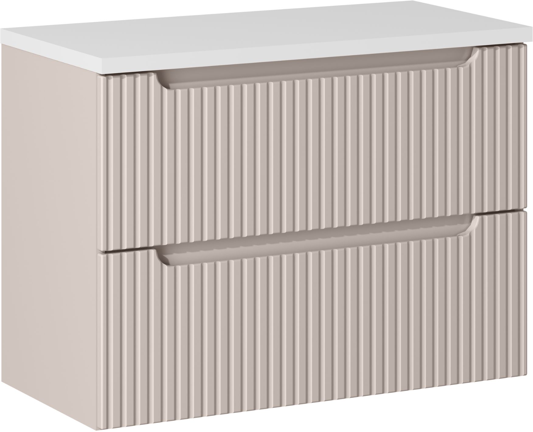 Készlet szekrény Comad Nova Cashmere NOVA CASHMERE 82-80-2S, pult Comad Nova White NOVA WHITE 89-80
