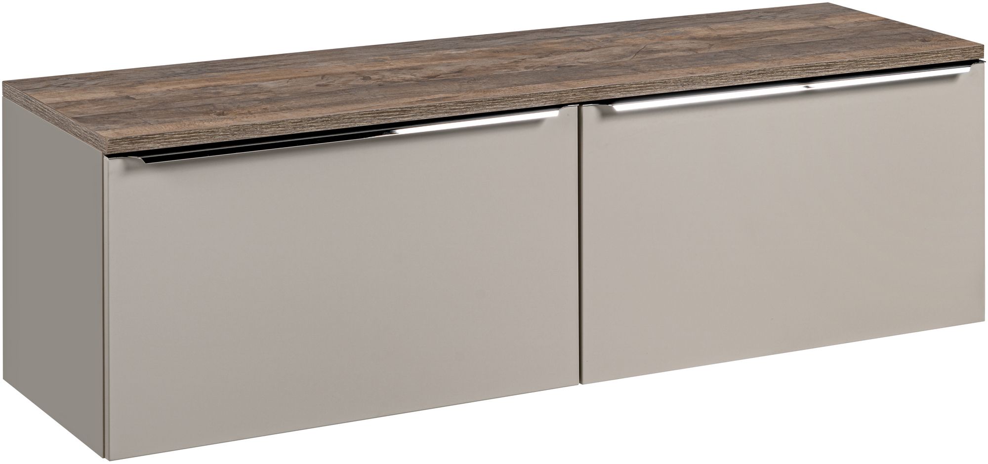 Készlet szekrény Comad Santa Fe Taupe SANTA FE TAUPE 82-80-B-2S, szekrény feletti pult Comad Sante Fe Oak SANTAFEOAK89-160-A