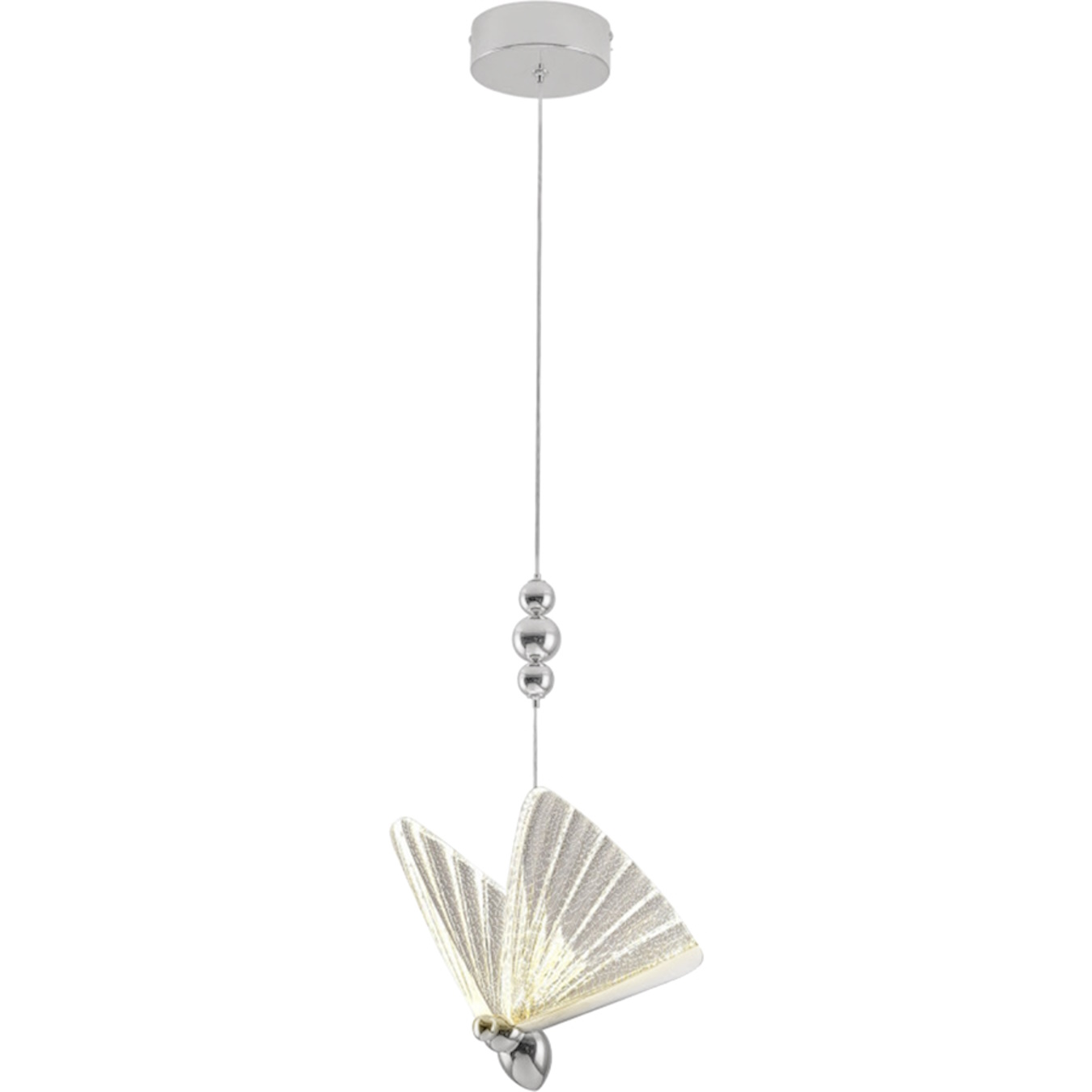 Light Prestige Mariposa függőlámpa 1x8 W króm LP17151PCH