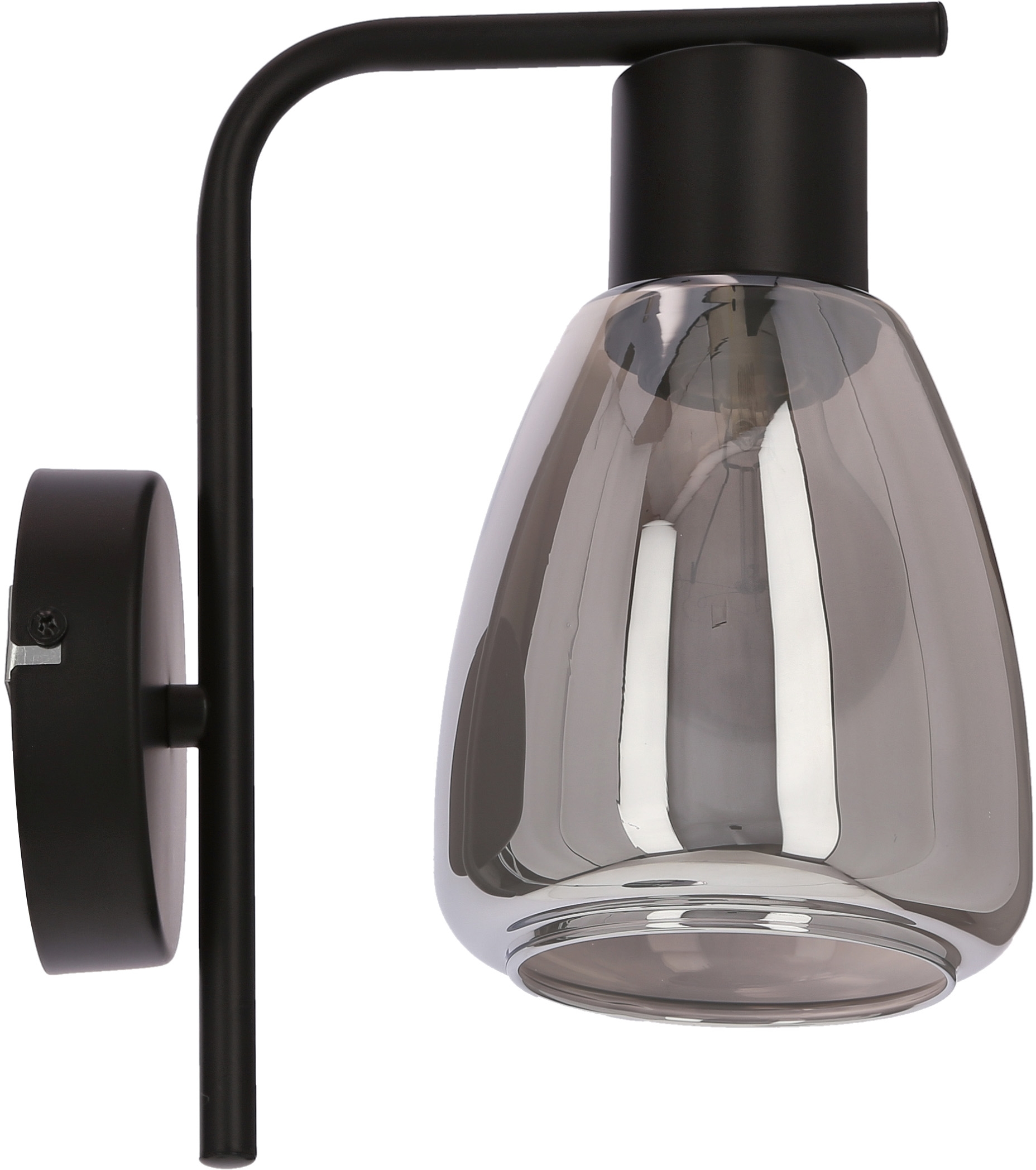 Candellux Moldo oldalfali lámpa 1x40 W fekete-füst színű 21-35097