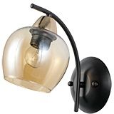 Candellux Merra oldalfali lámpa 1x40 W fekete 21-35301